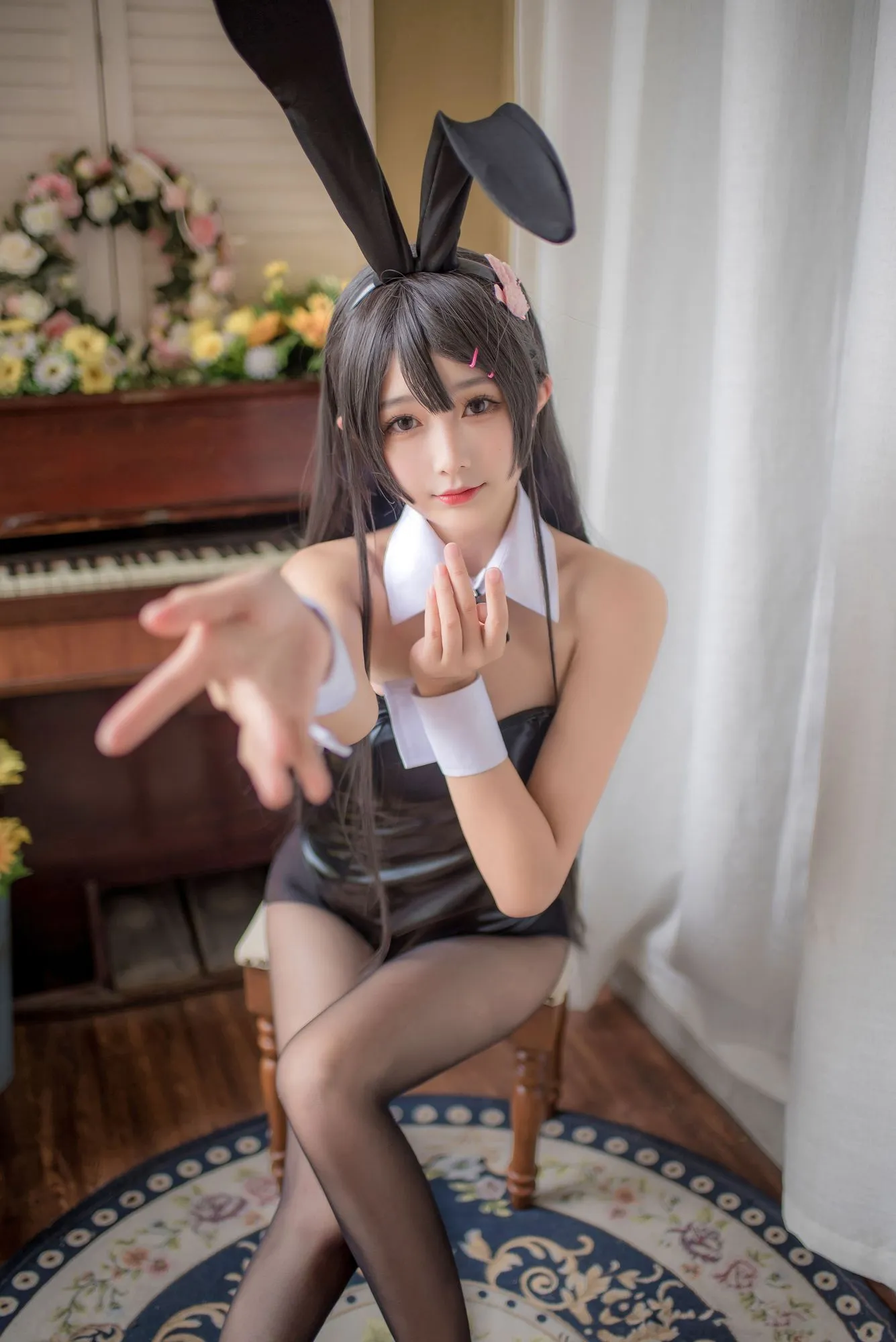图片[2]-No.018 – 「鱼子酱不能睡懒觉」樱岛麻衣 [11P]-coswz-cos王者