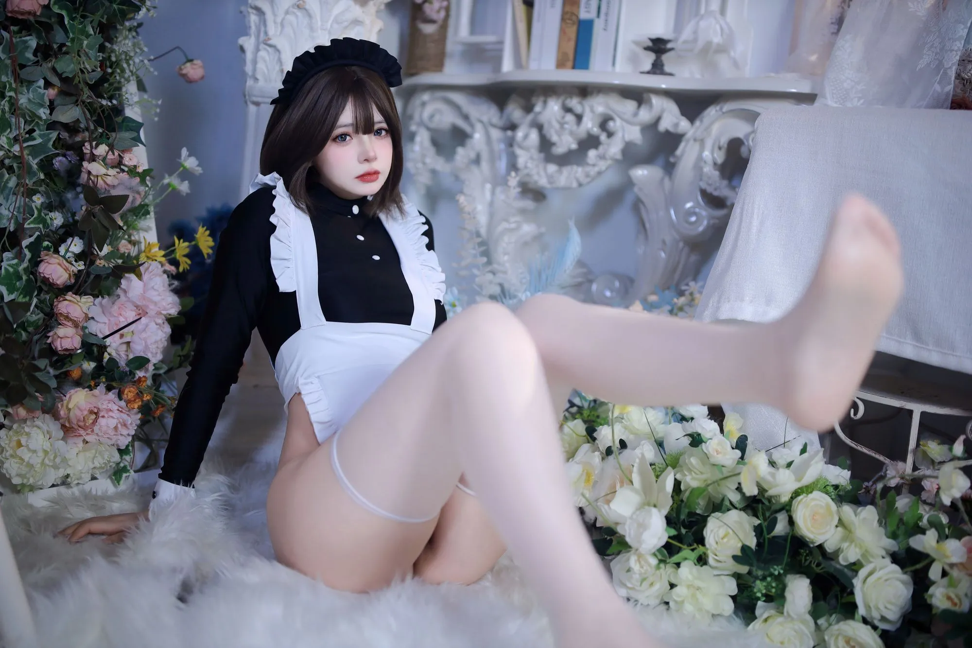 图片[6]-No.127 – 少女衣橱 连体女仆装 [58P]-coswz-cos王者