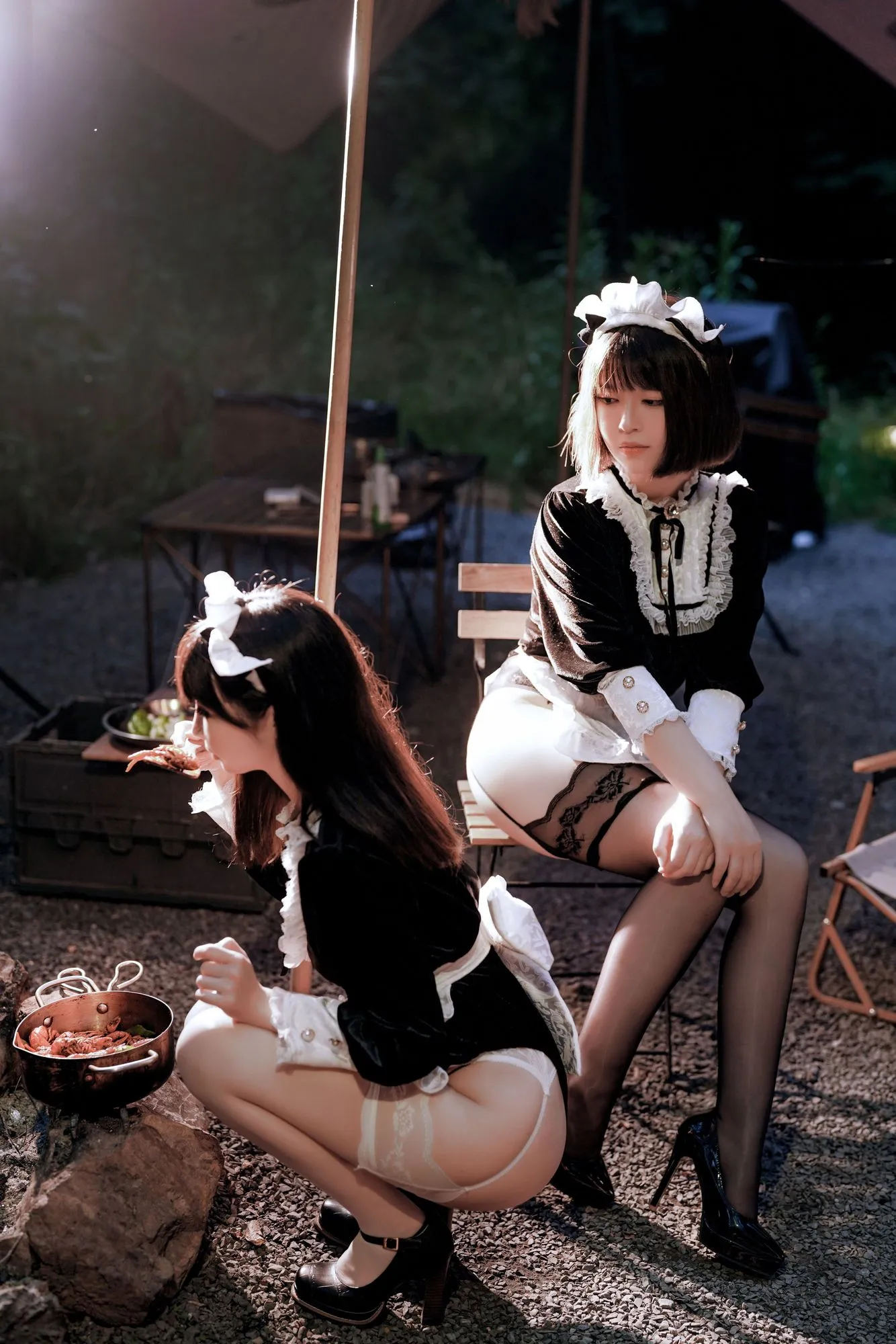 图片[2]-No.135 – 女仆姐妹 (&半半子BANBANKO) [74P]-coswz-cos王者