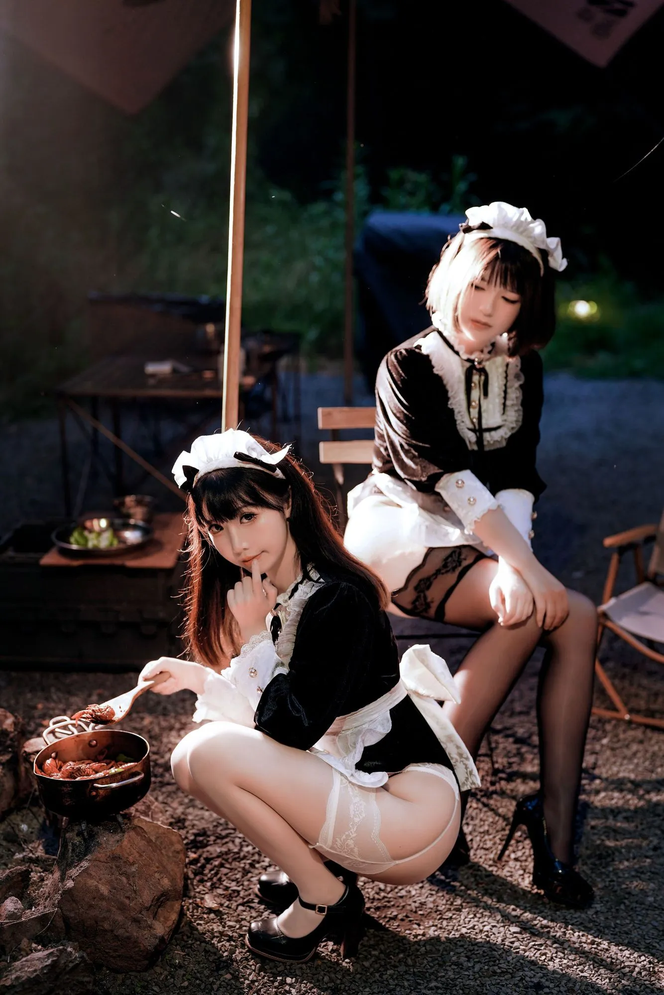 No.135 – 女仆姐妹 (&半半子BANBANKO) [74P]-图妖社