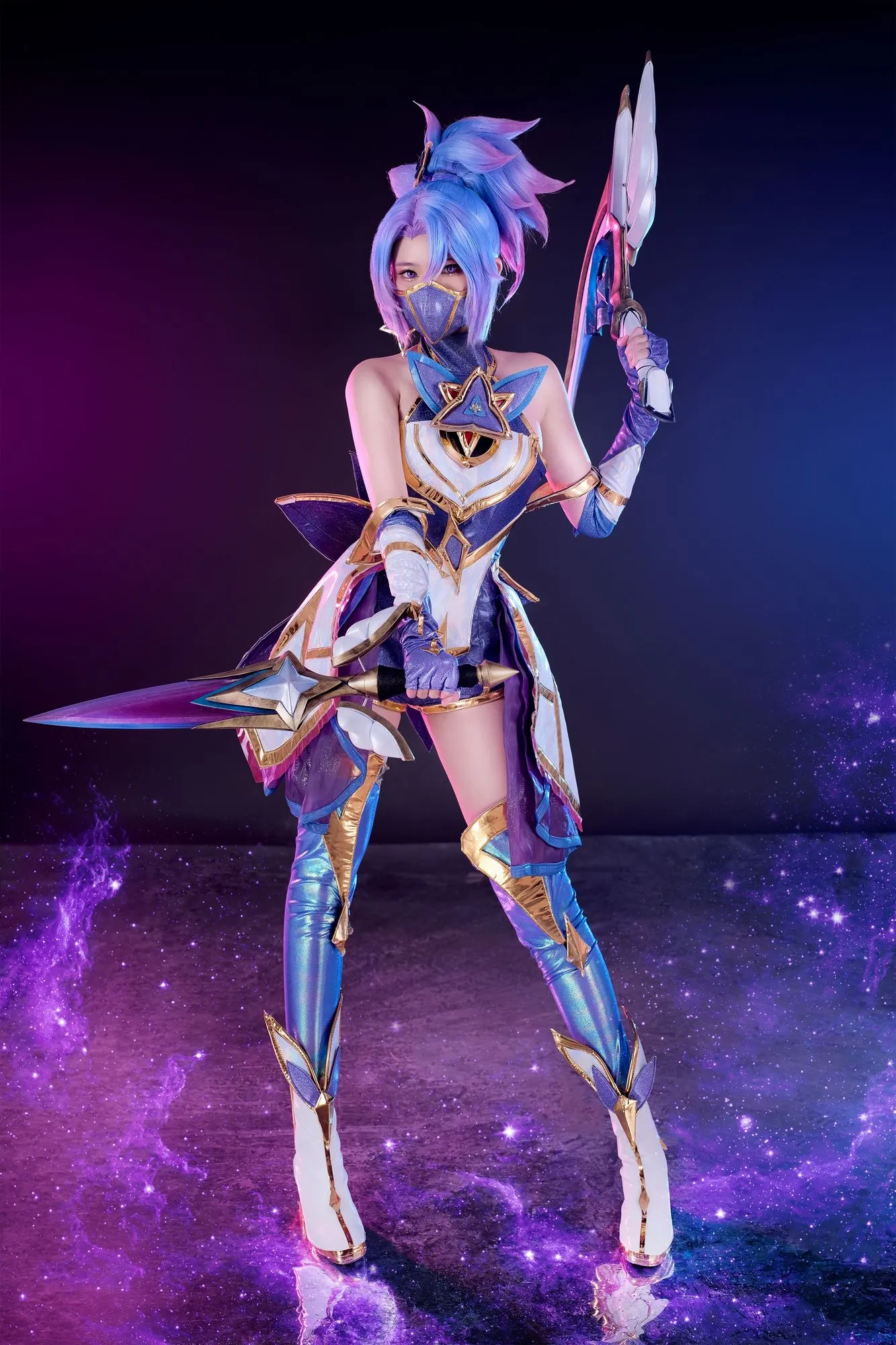 图片[2]-No.057 – LOL Akali x Kai’Sa Star Guardians (&PingPing) [41P 9V]-coswz-cos王者