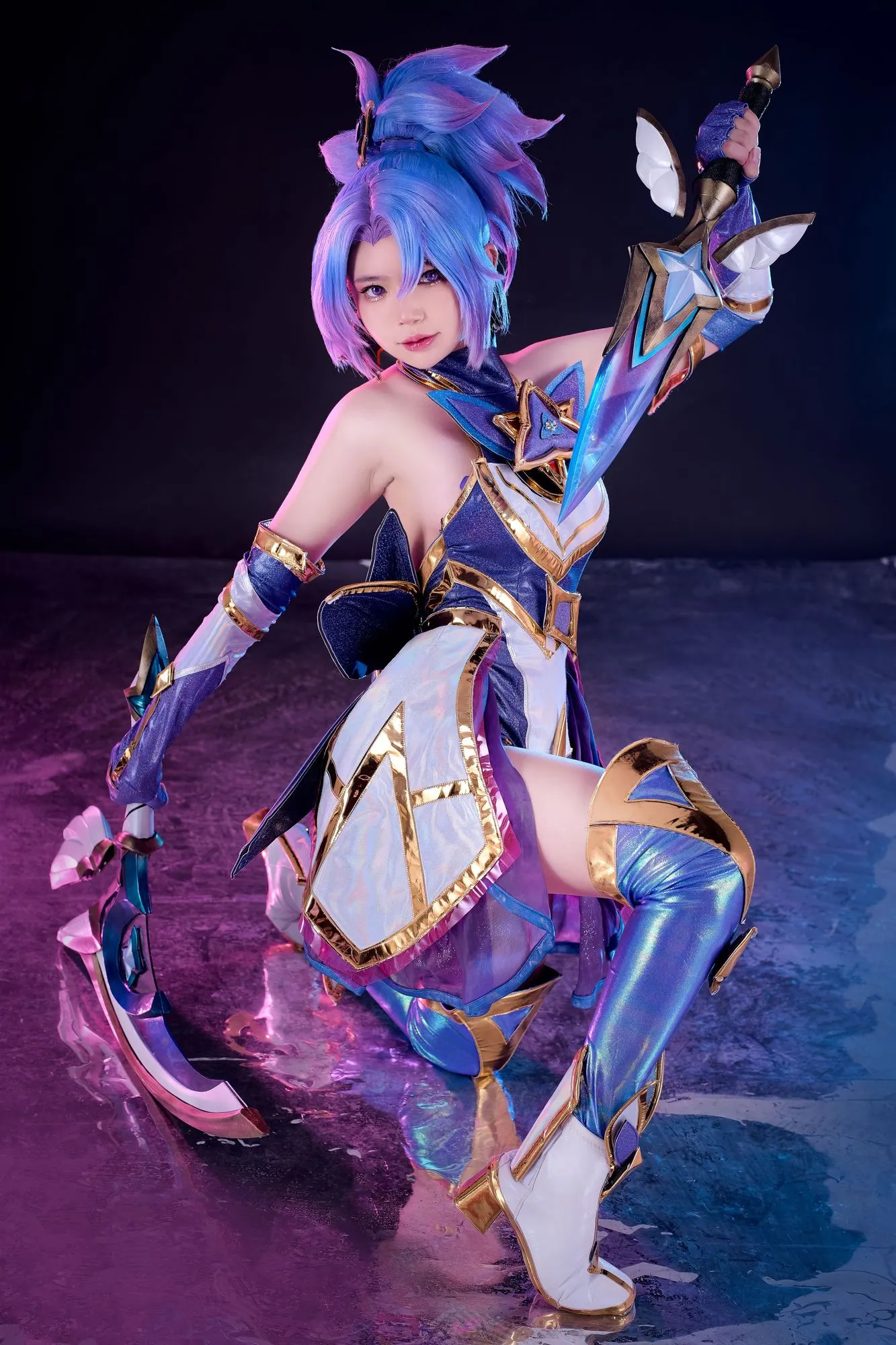 No.057 – LOL Akali x Kai’Sa Star Guardians (&PingPing) [41P 9V]-图妖社
