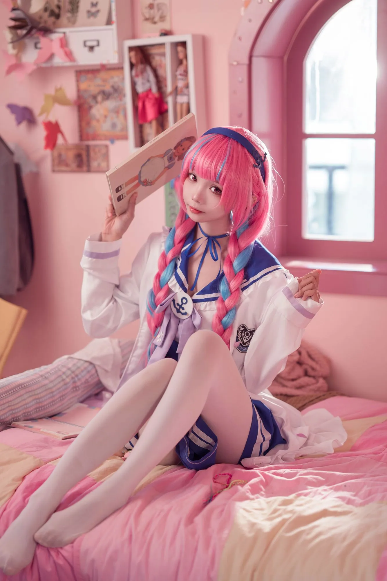 图片[3]-No.001 – 凑阿库娅 私服 [55P]-coswz-cos王者
