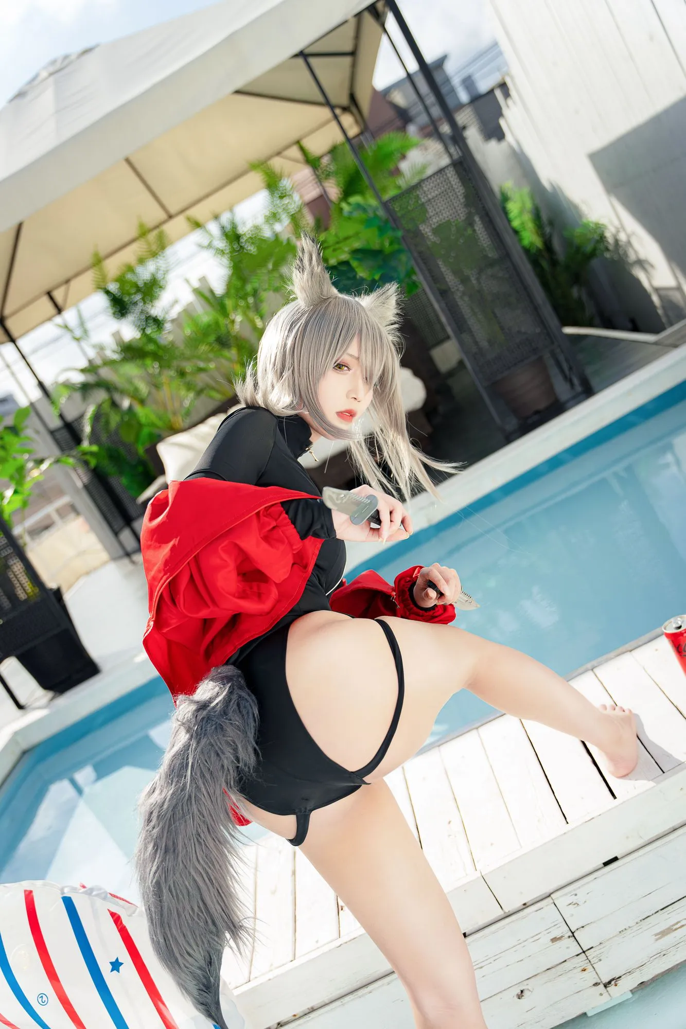 图片[2]-No.006 – 明日方舟 红 [28P 1V]-coswz-cos王者