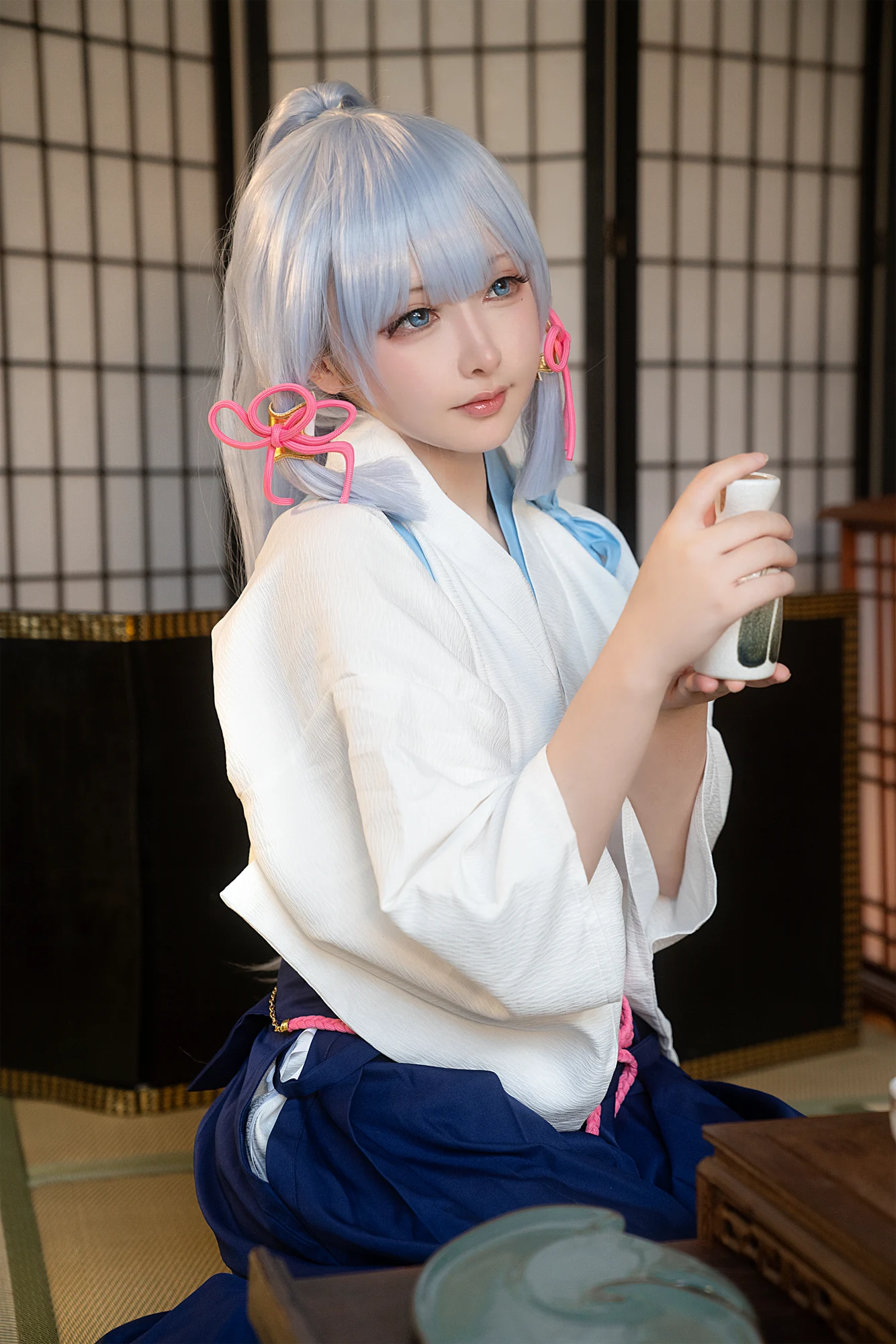 图片[5]-No.007 – 原神 神里凌华 剑道服 [31P]-coswz-cos王者