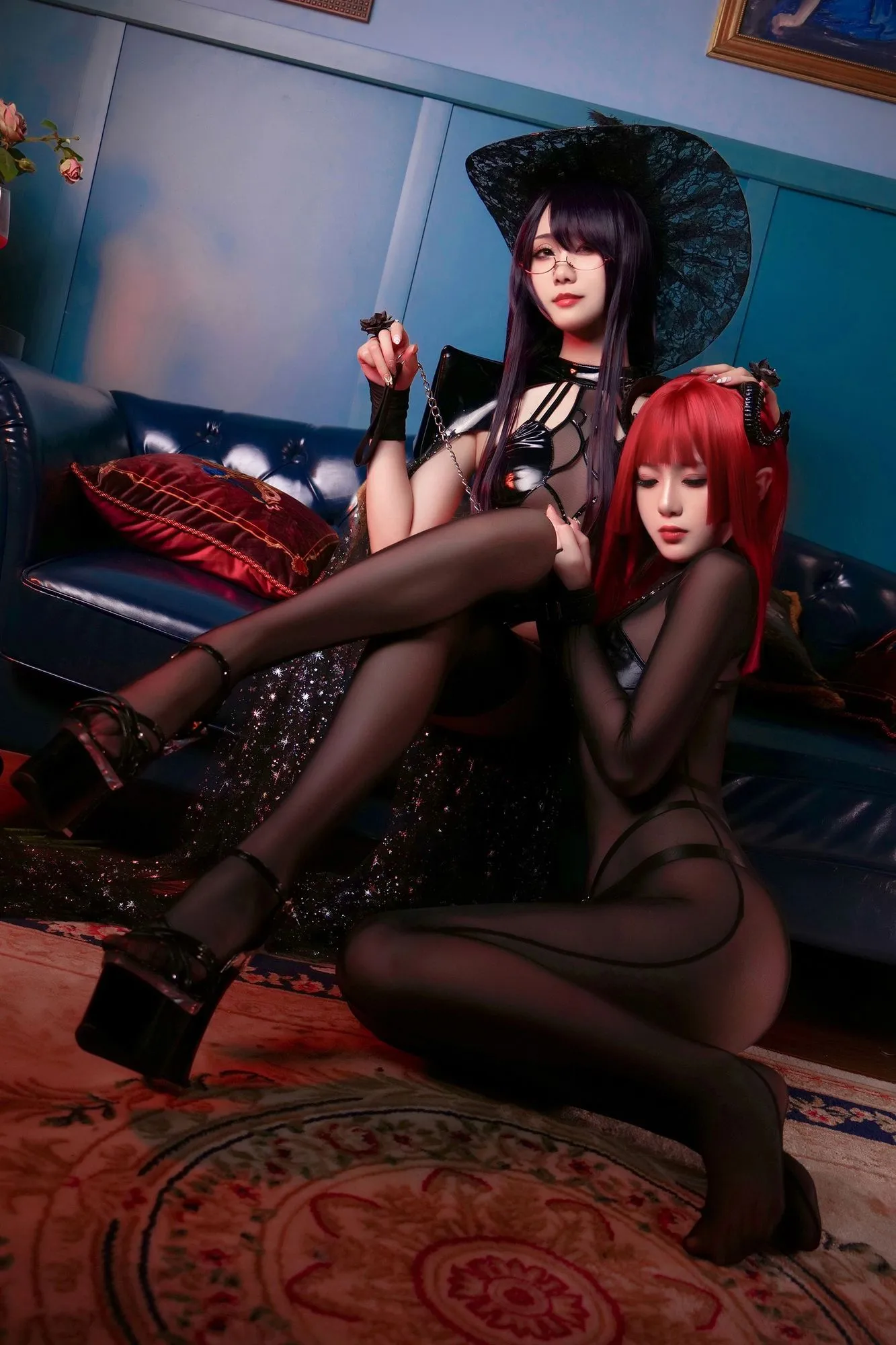 图片[3]-No.009 – 魔女集会 (&曉美媽) [35P 1V]-coswz-cos王者