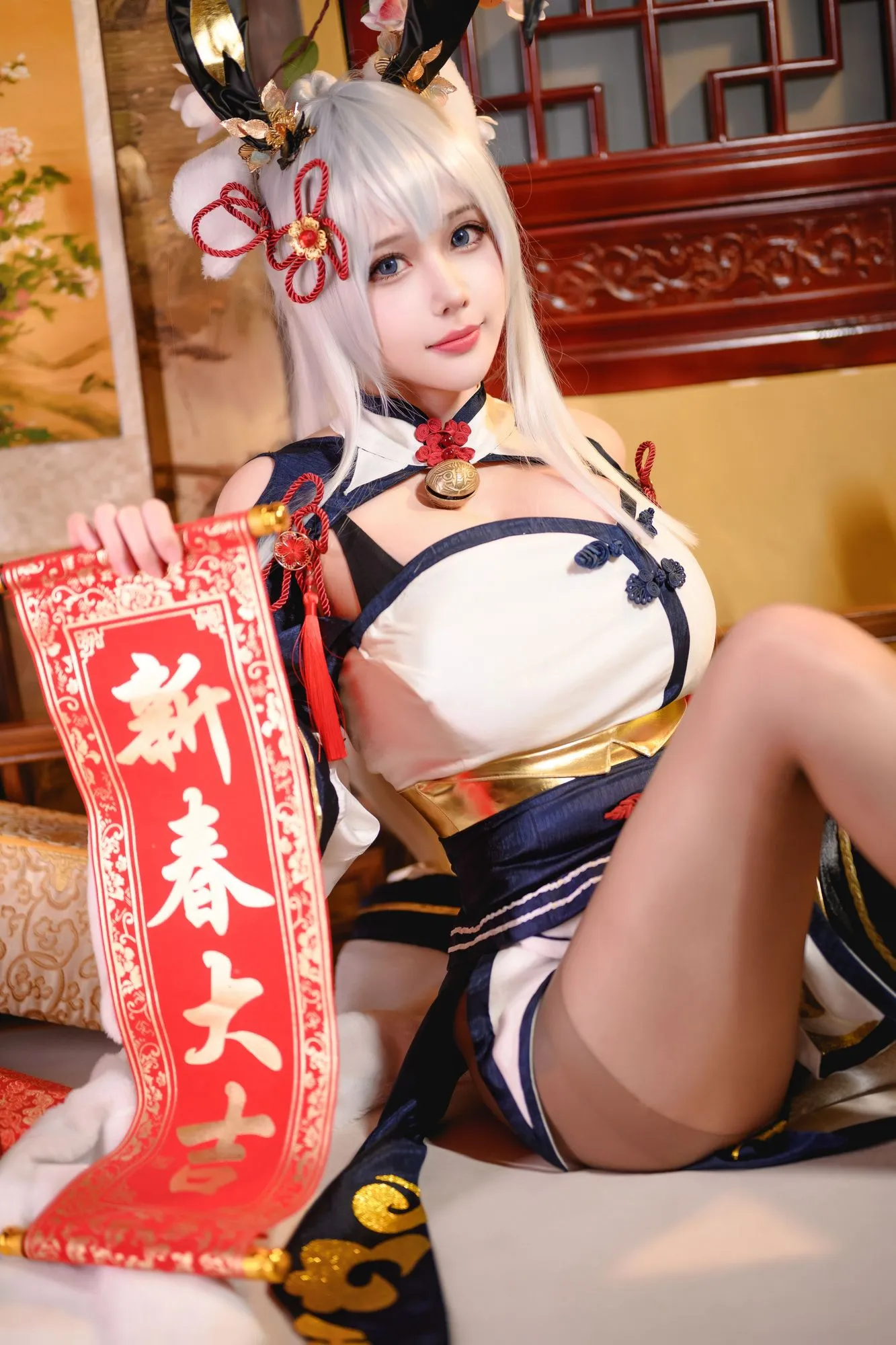 图片[6]-No.010 – 旗袍兔兔 [21P]-coswz-cos王者