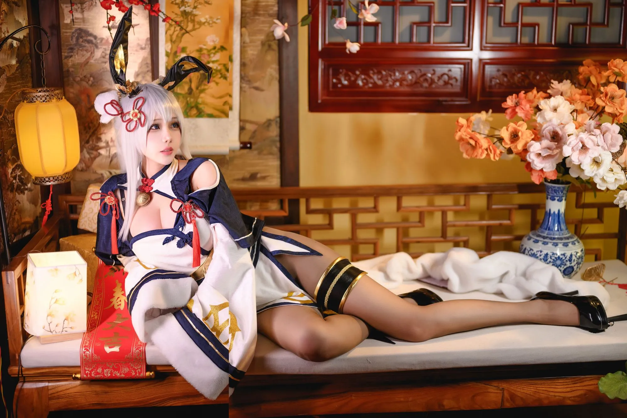 图片[4]-No.010 – 旗袍兔兔 [21P]-coswz-cos王者