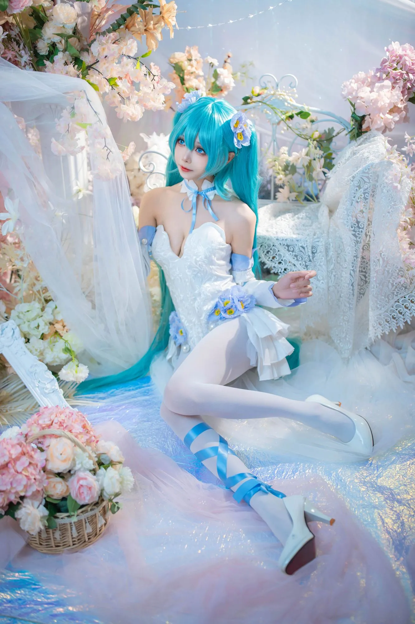 图片[4]-No.011 – 初音未来 粉蝶花 [42P]-coswz-cos王者