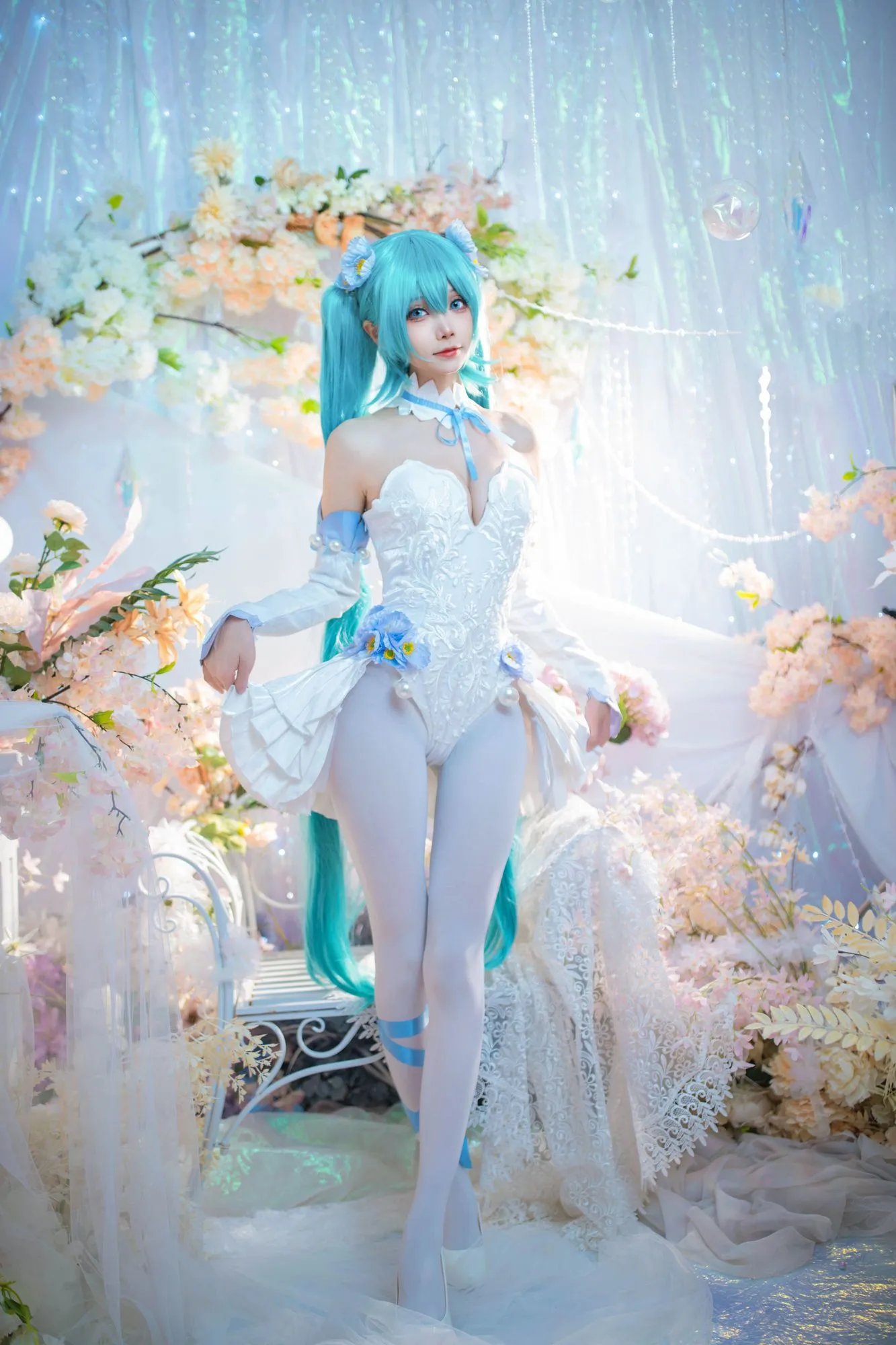 No.011 – 初音未来 粉蝶花 [42P]-图妖社