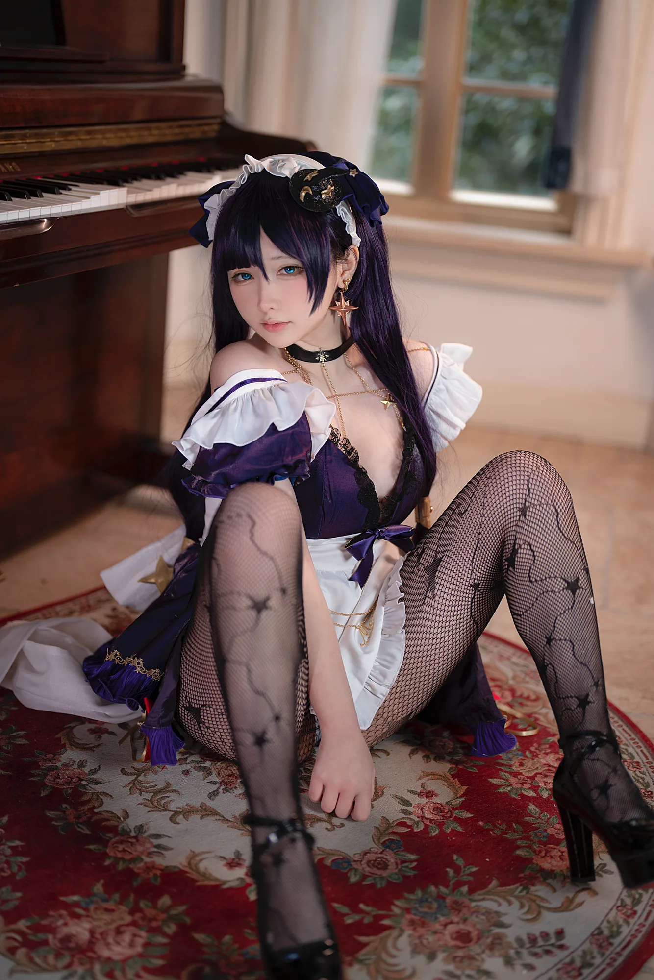 图片[4]-No.011 – 原神 莫娜 女仆 [33P]-coswz-cos王者