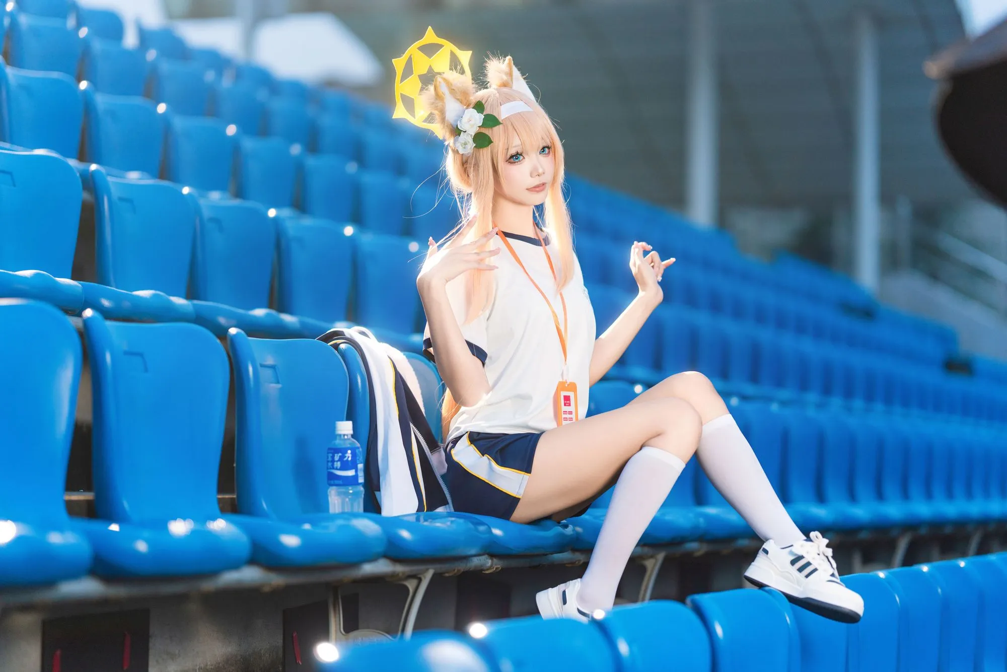 图片[4]-No.017 – 碧蓝档案 伊落玛丽 体操服 [44P]-coswz-cos王者