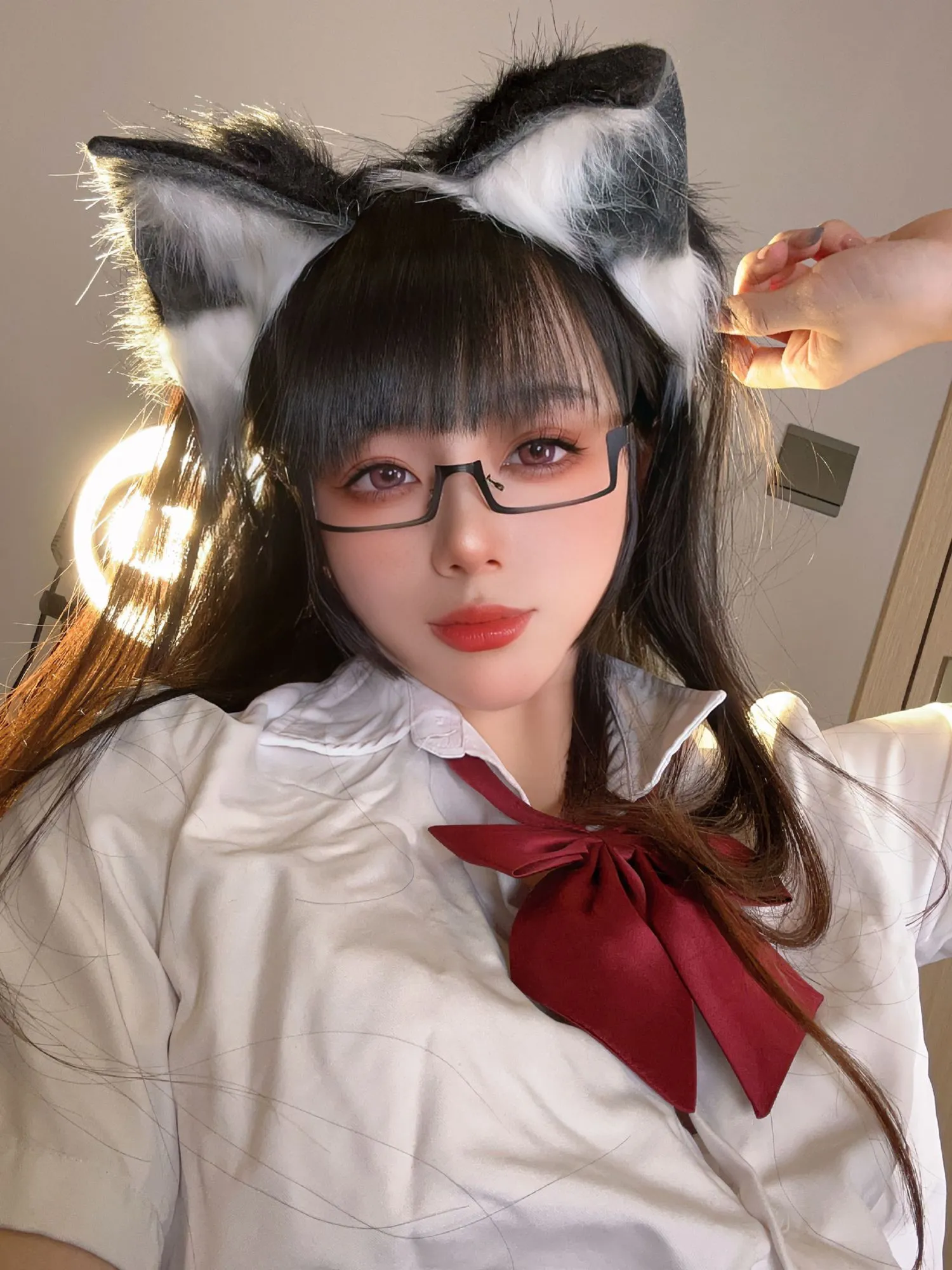 No.024 – 猫耳娘的裙底 [36P 5V]-图妖社