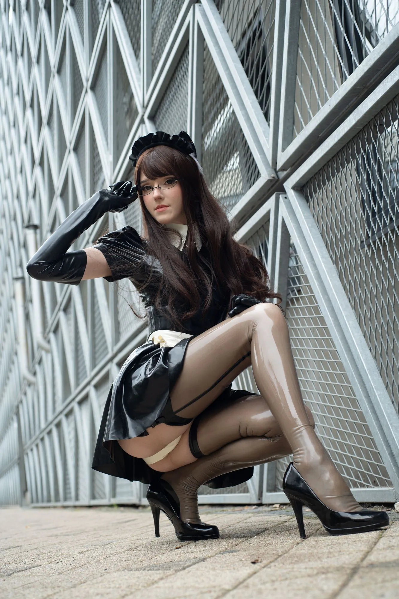 No.045 – Latex Maid [75P 18V]-图妖社
