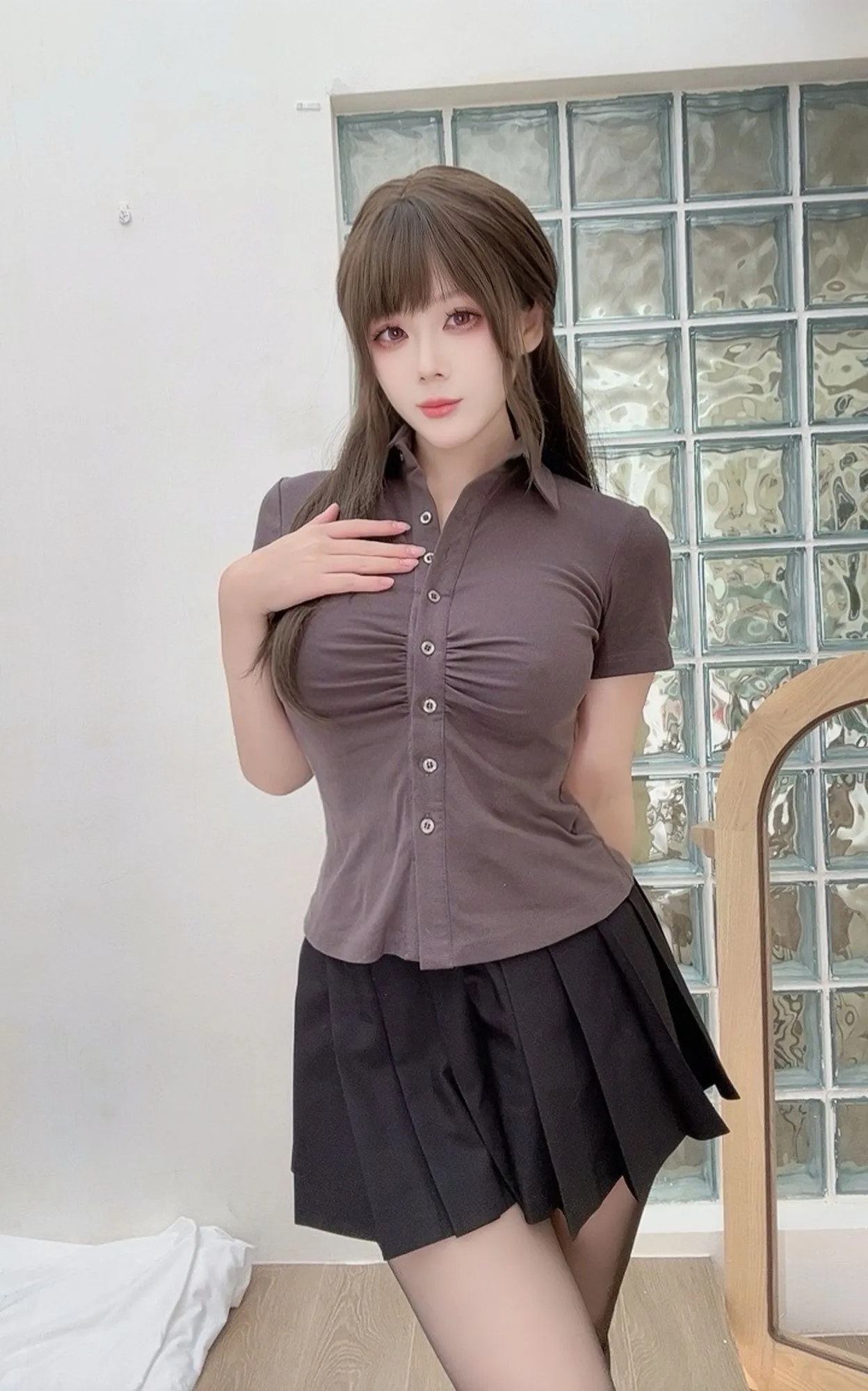 图片[2]-No.055 – 风纪学姐 [41P 5V]-coswz-cos王者