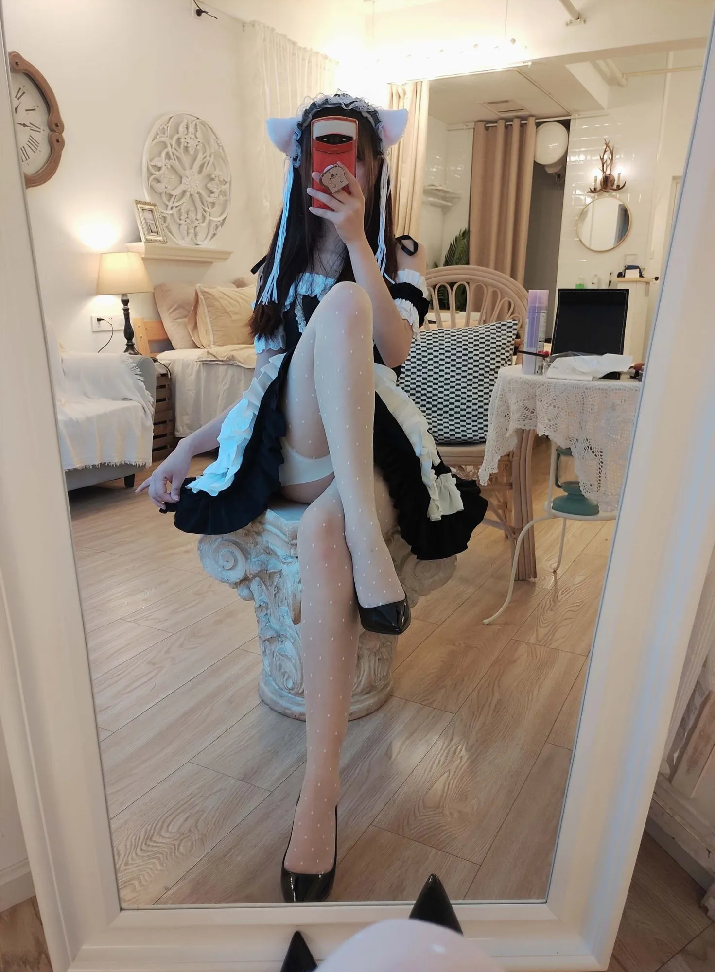 图片[2]-No.056 – 对镜女仆 [28P 2V]-coswz-cos王者