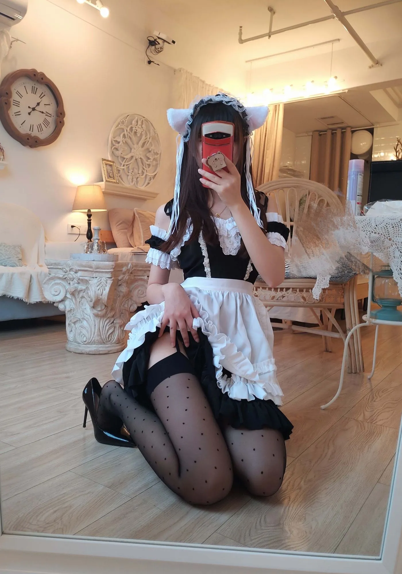 图片[3]-No.056 – 对镜女仆 [28P 2V]-coswz-cos王者