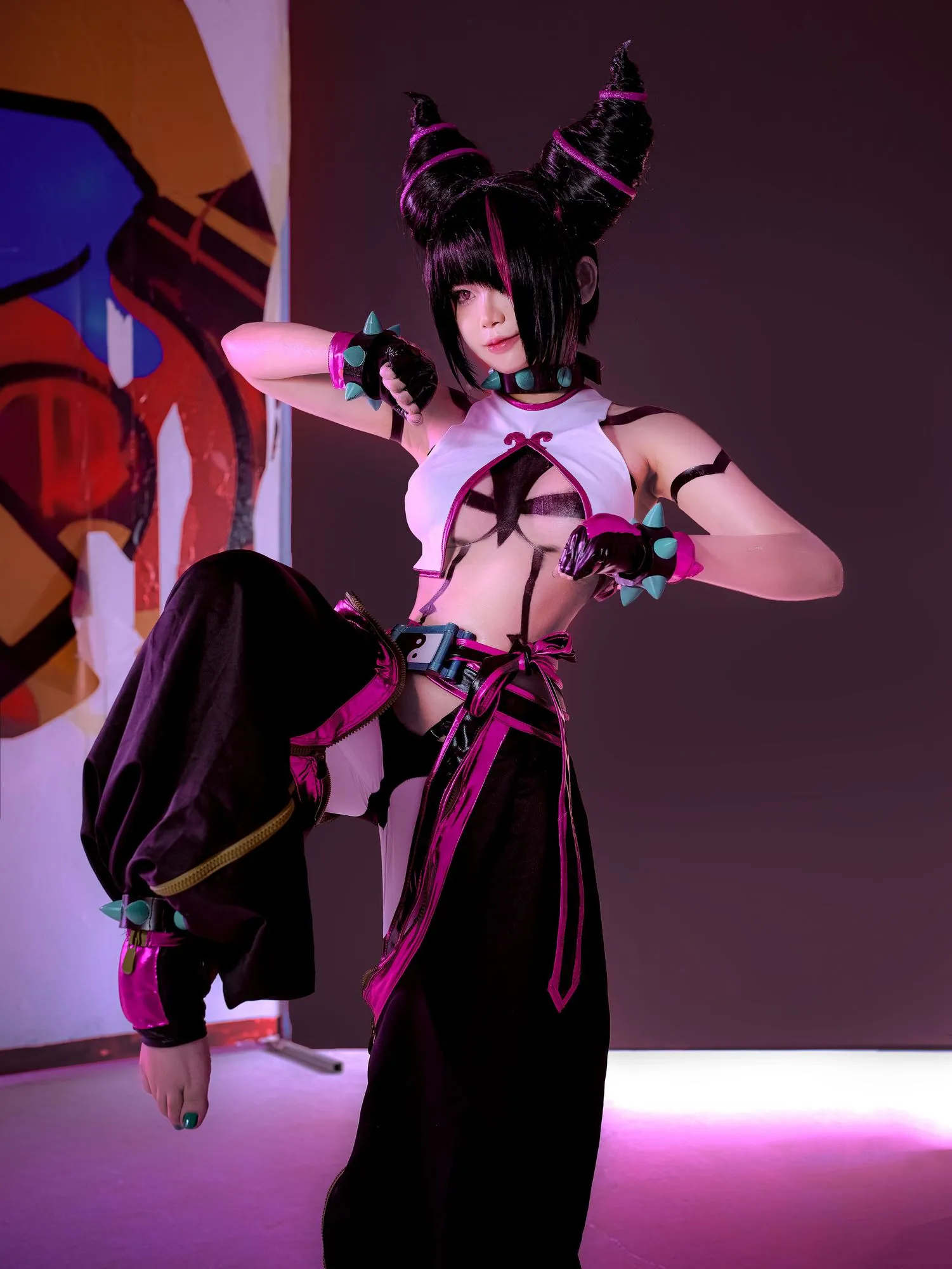 图片[3]-No.058 – Street Fighter 6 Juri Han SF6 [25P 5V]-coswz-cos王者