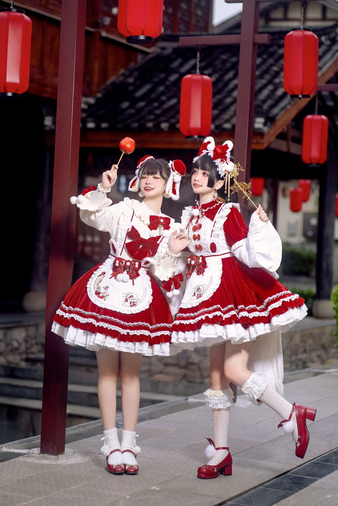 No.060 – 「花甲conch」兔兔战袍 洛丽塔 [18P]-图妖社