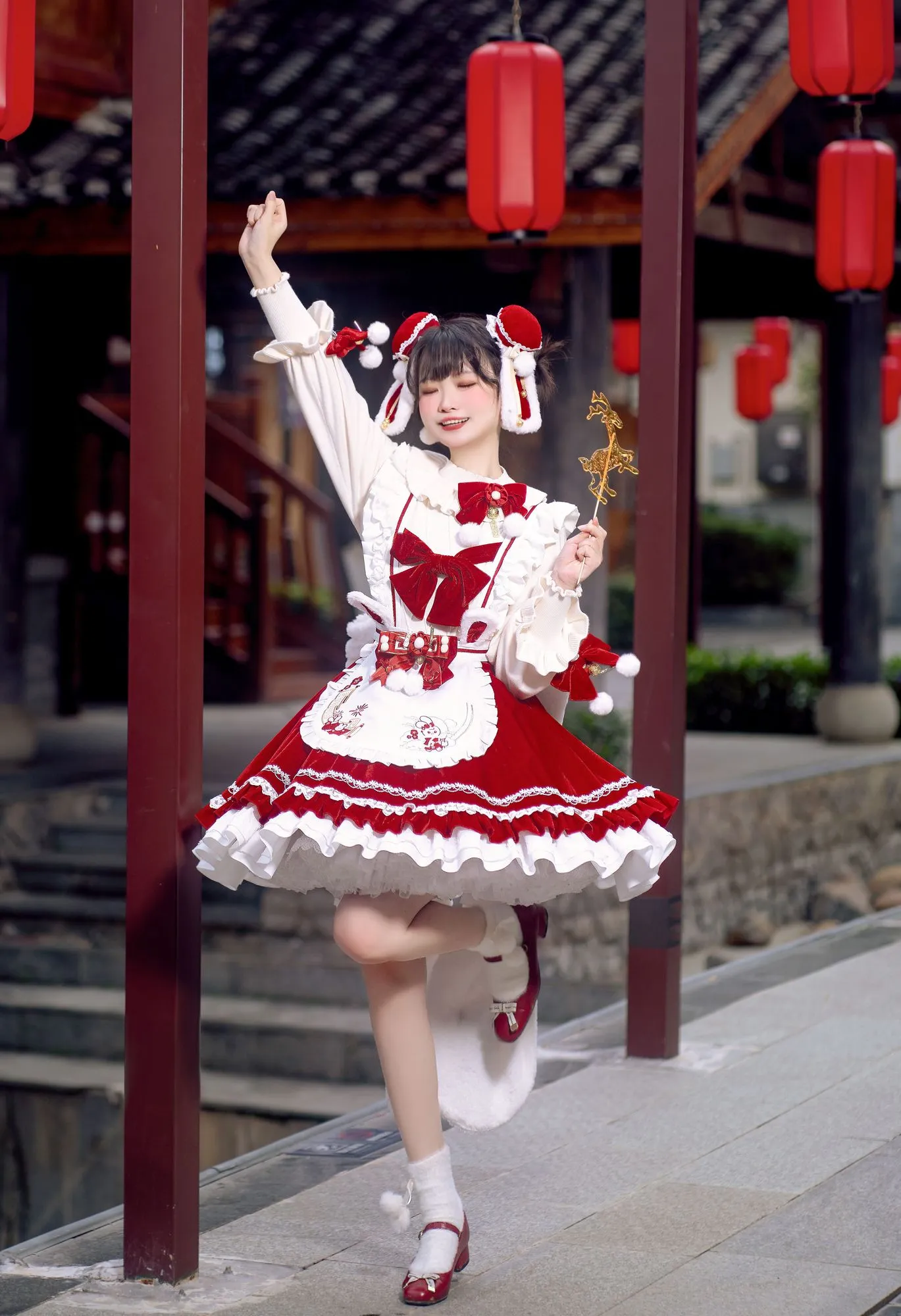 图片[2]-No.060 – 「花甲conch」兔兔战袍 洛丽塔 [18P]-coswz-cos王者