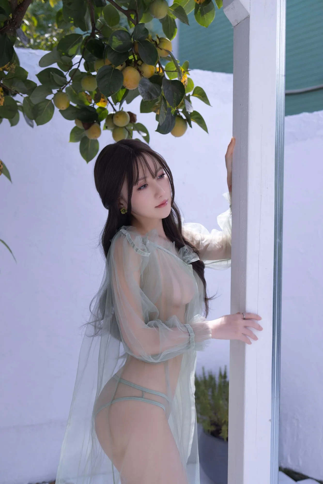 图片[4]-No.070 – 绿色薄纱 [120P]-coswz-cos王者