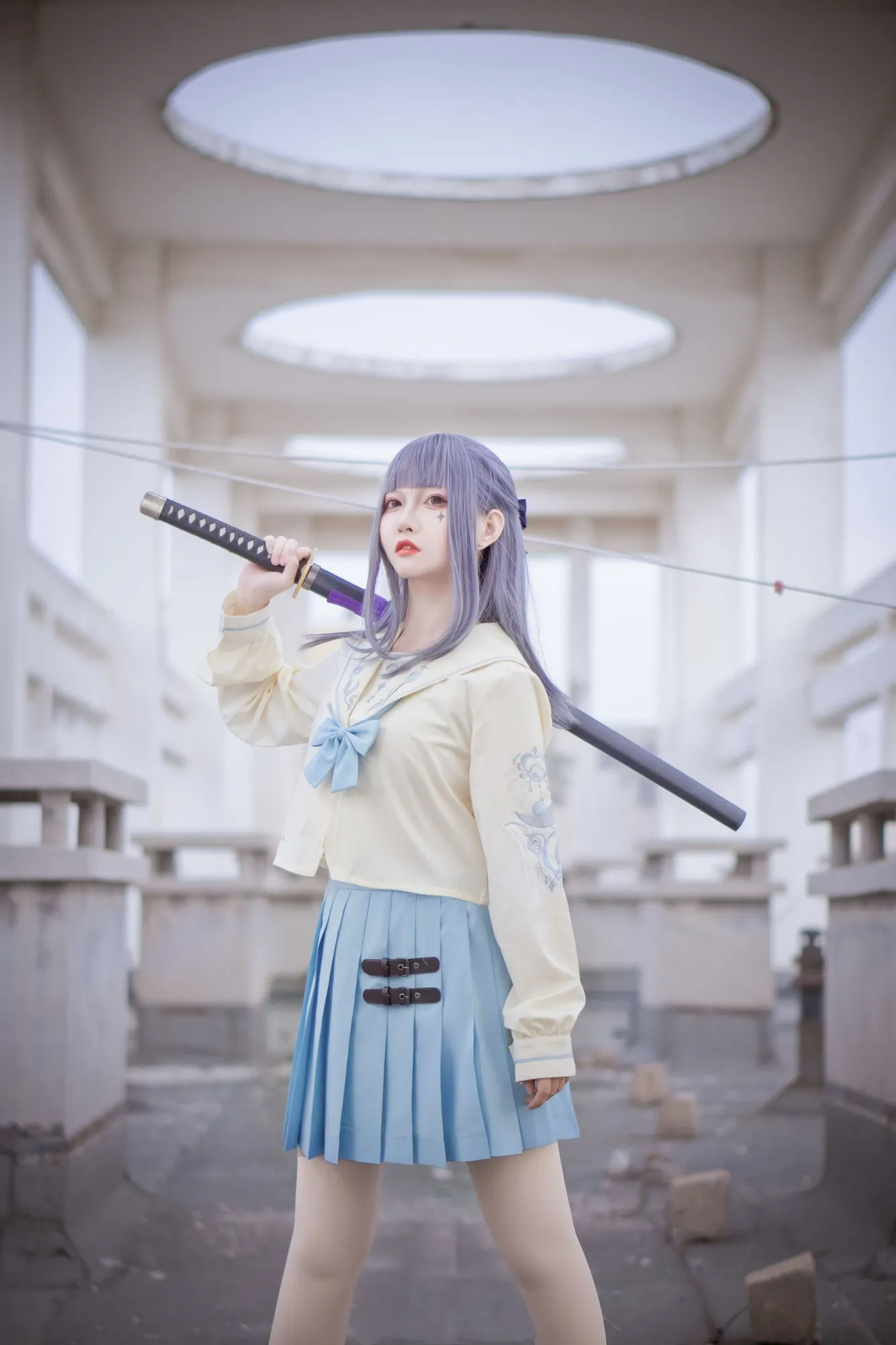 图片[6]-No.101 – 「奶豹豹」JK水手服 [18P]-coswz-cos王者