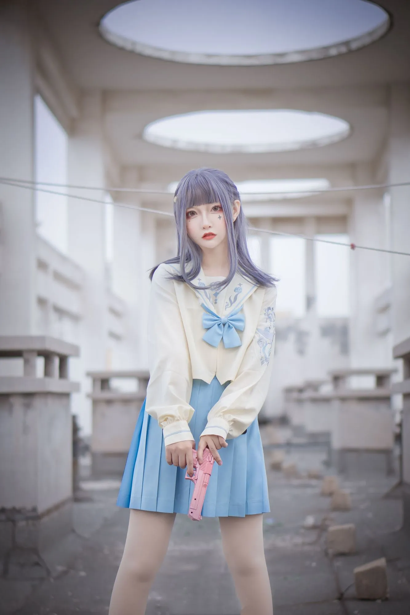 No.101 – 「奶豹豹」JK水手服 [18P]-图妖社