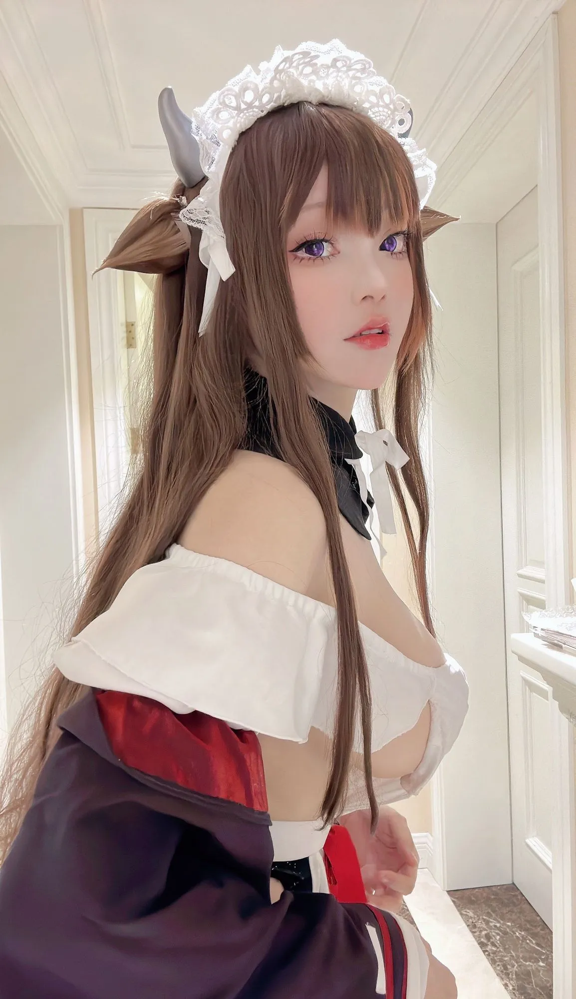 图片[3]-No.119 – 「黑龙贯通」女仆牛牛 [10P]-coswz-cos王者
