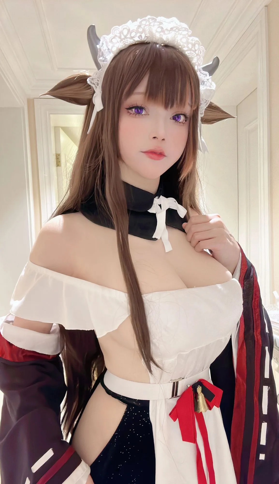 图片[2]-No.119 – 「黑龙贯通」女仆牛牛 [10P]-coswz-cos王者