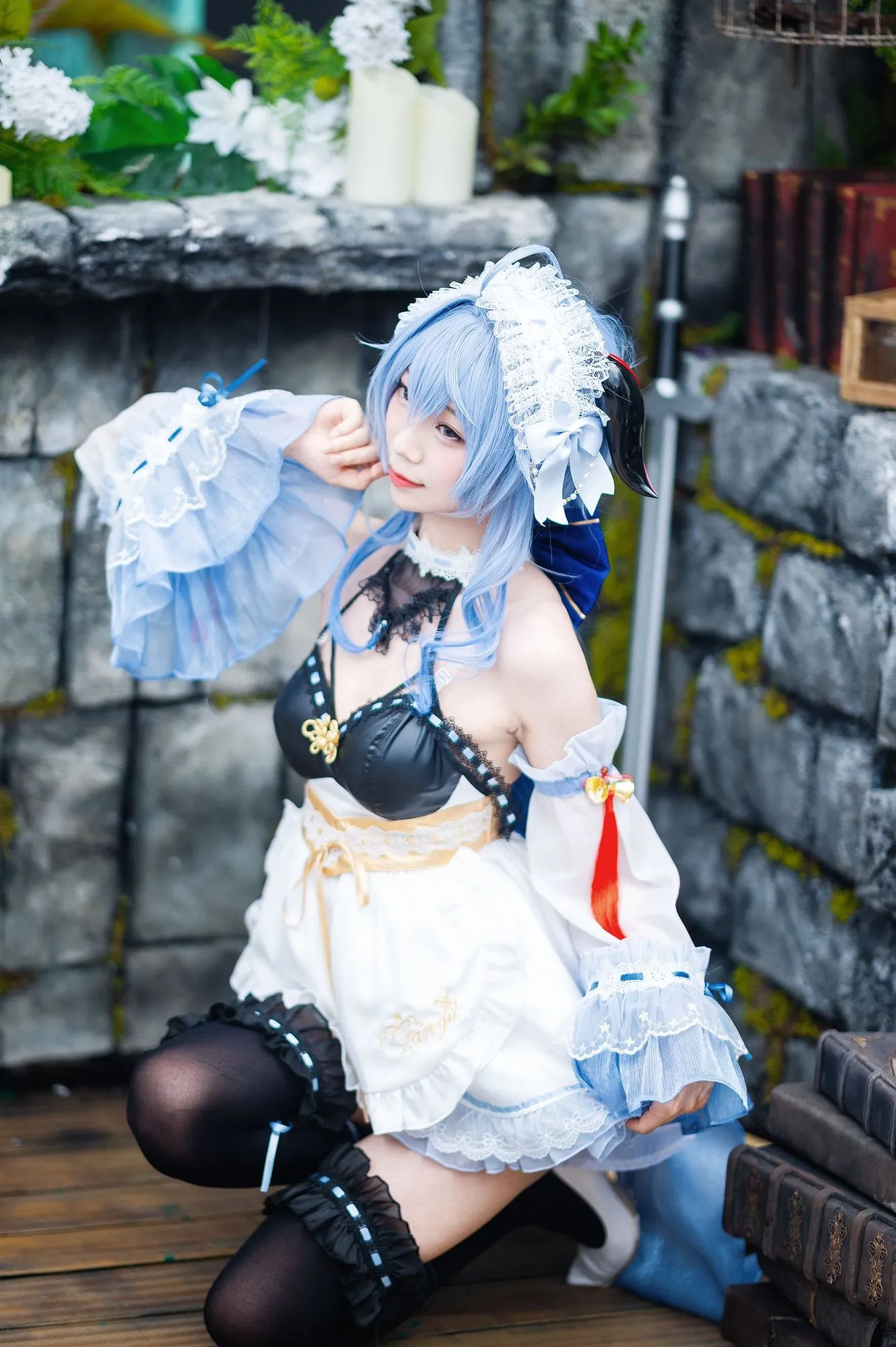 图片[2]-No.156 – 「Hattie」Maid Ganyu [10P]-coswz-cos王者