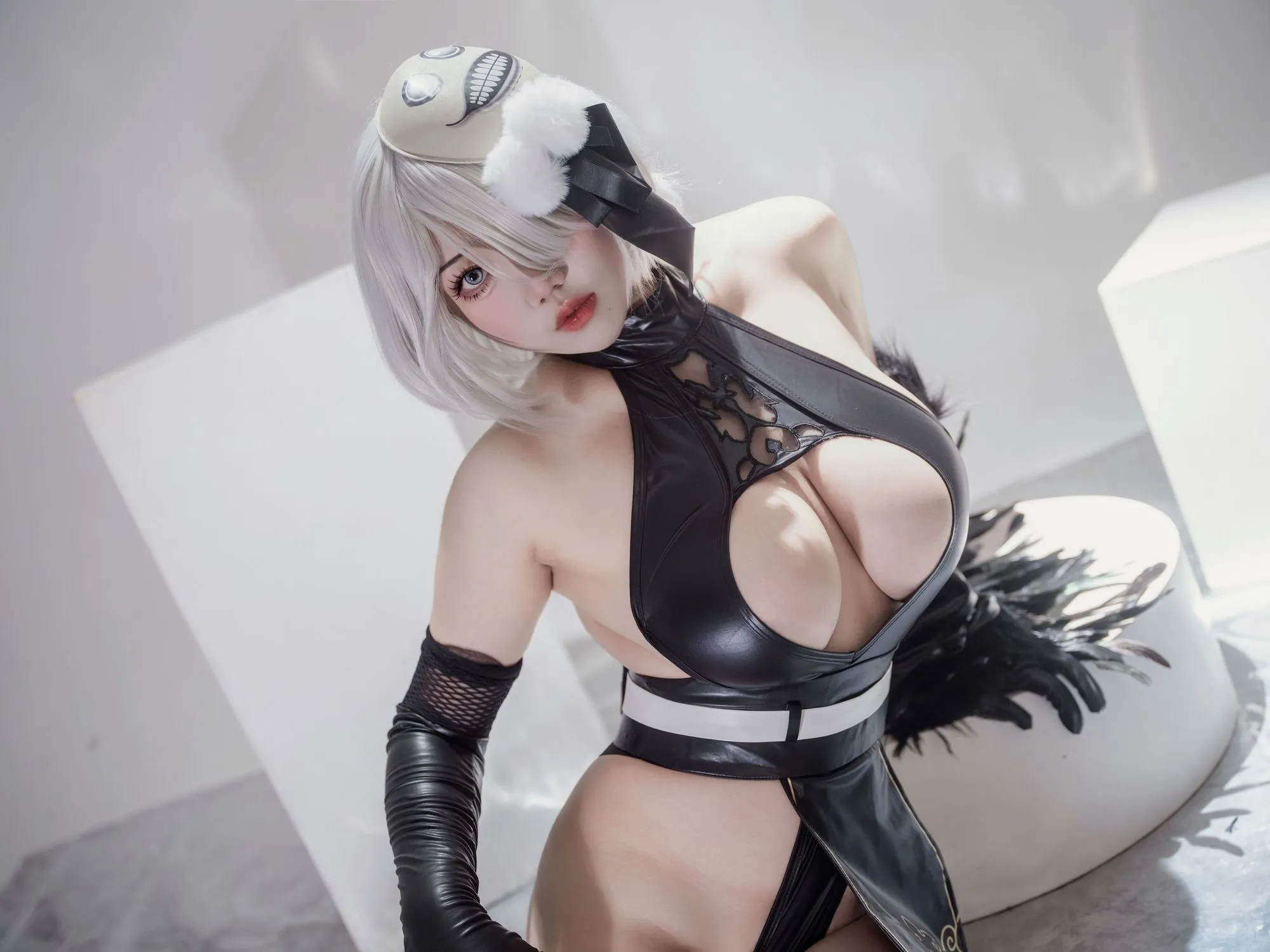 图片[4]-No.161 – 「羊之甘露」2B同人旗袍X羊の机密 [23P]-coswz-cos王者
