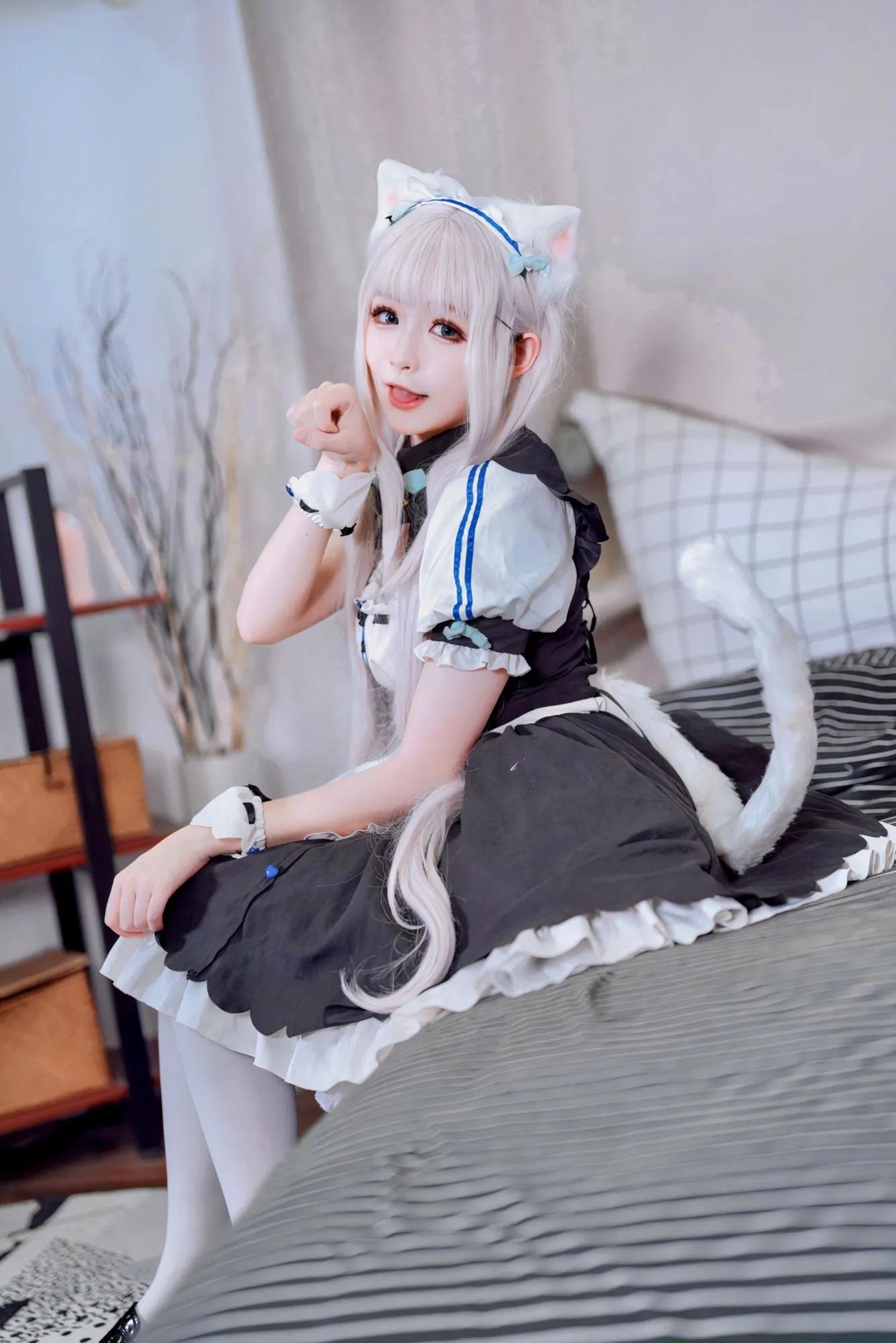 图片[3]-No.299 – 「茶教授」猫耳女仆 [18P]-coswz-cos王者