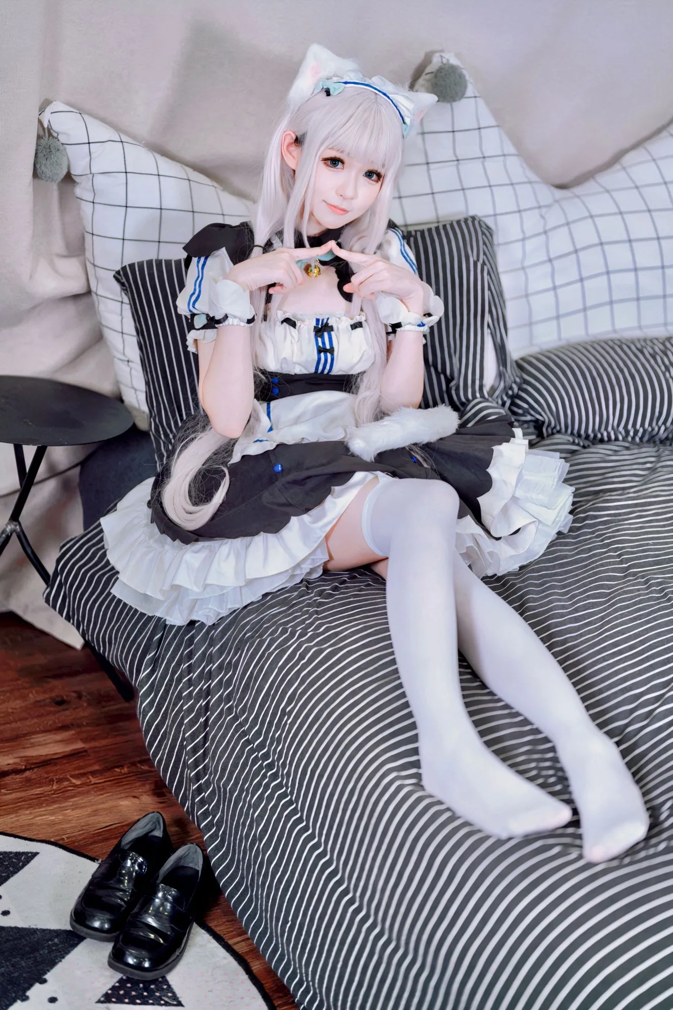 图片[2]-No.299 – 「茶教授」猫耳女仆 [18P]-coswz-cos王者