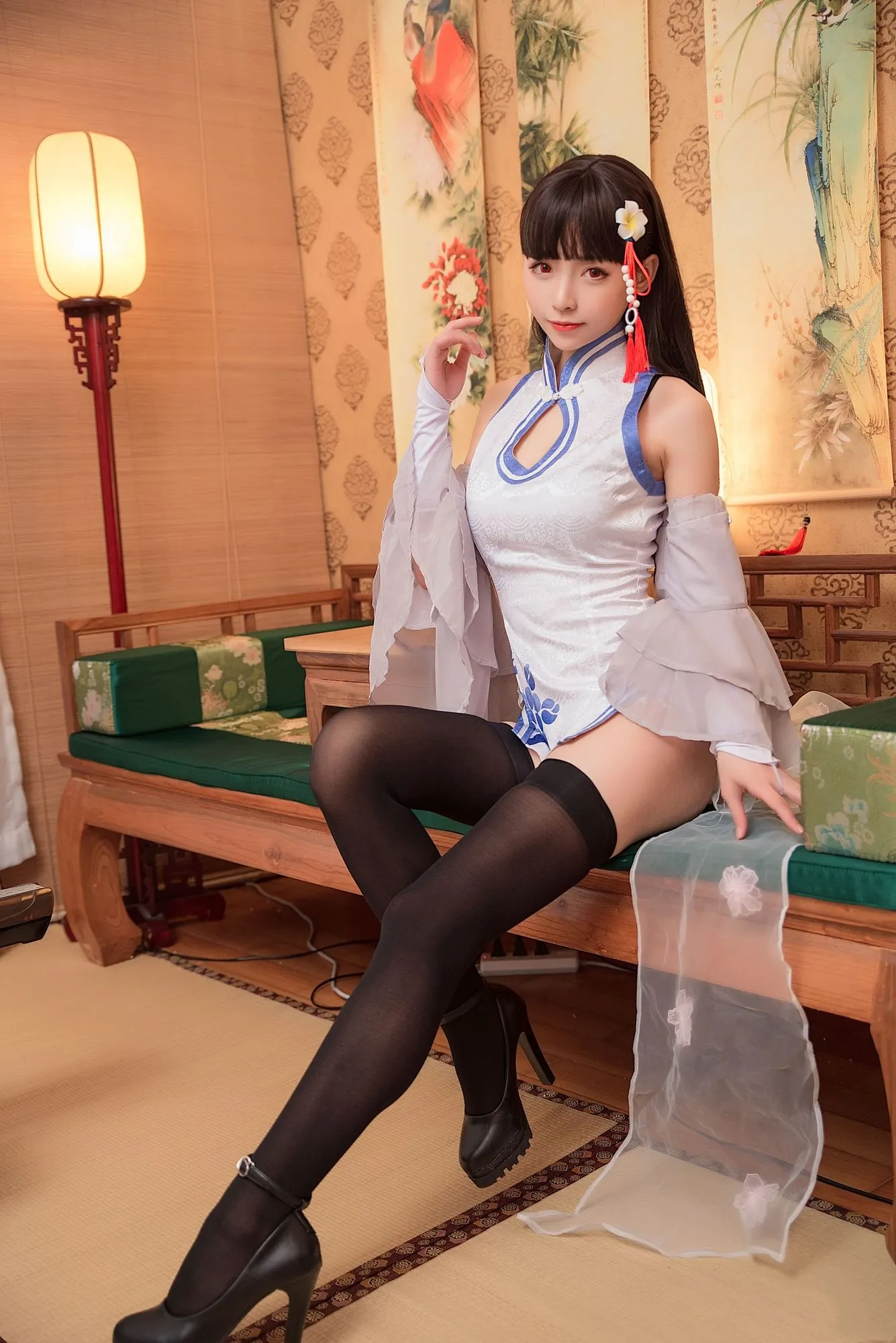 图片[2]-No.307 – 「大大卷卷小卷」碧蓝航线逸仙+英雄联盟阿狸 [15P]-coswz-cos王者