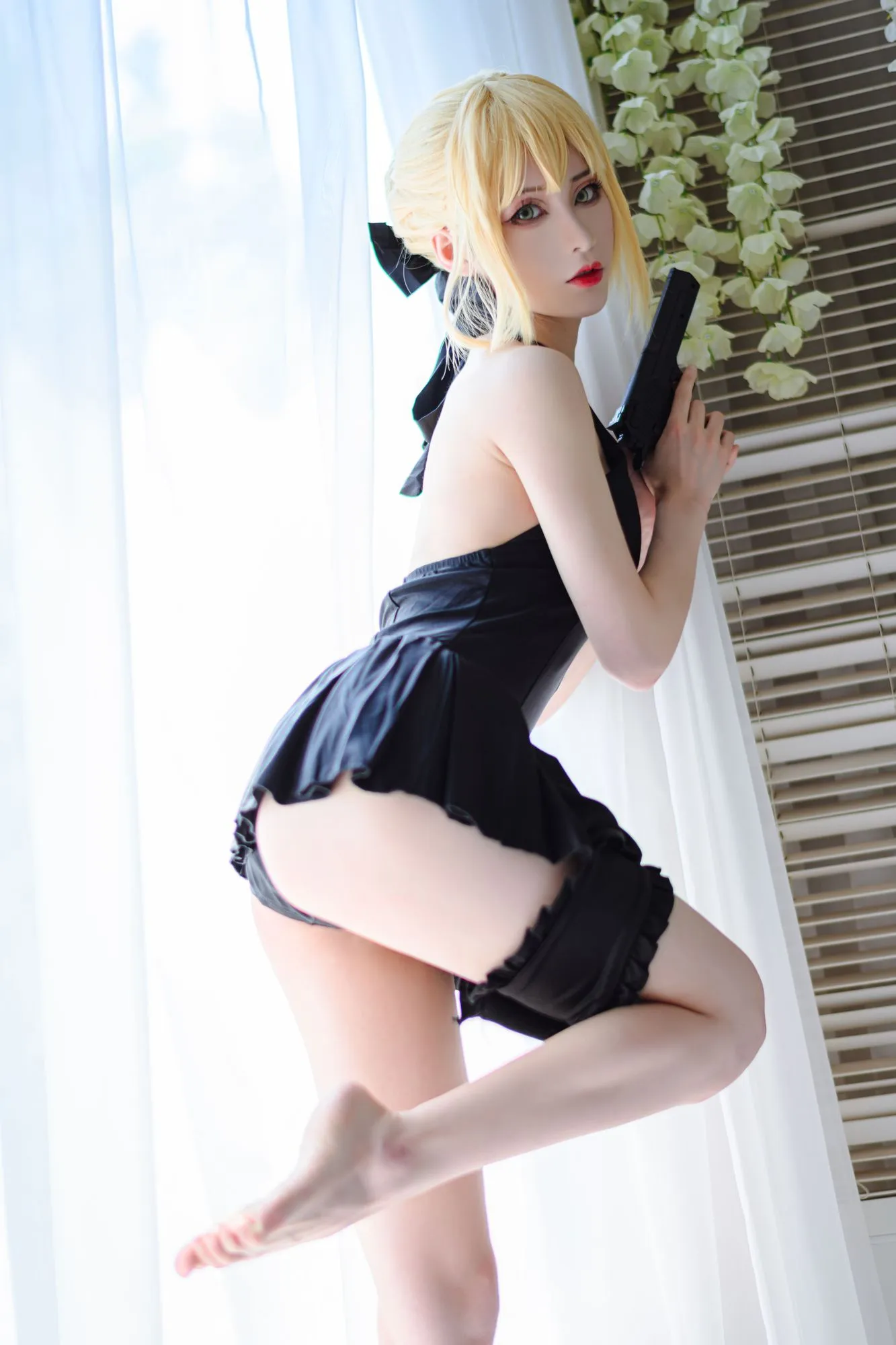 图片[2]-No.325 – 「蜀葵喵喵喵」泳装saber [40P]-coswz-cos王者