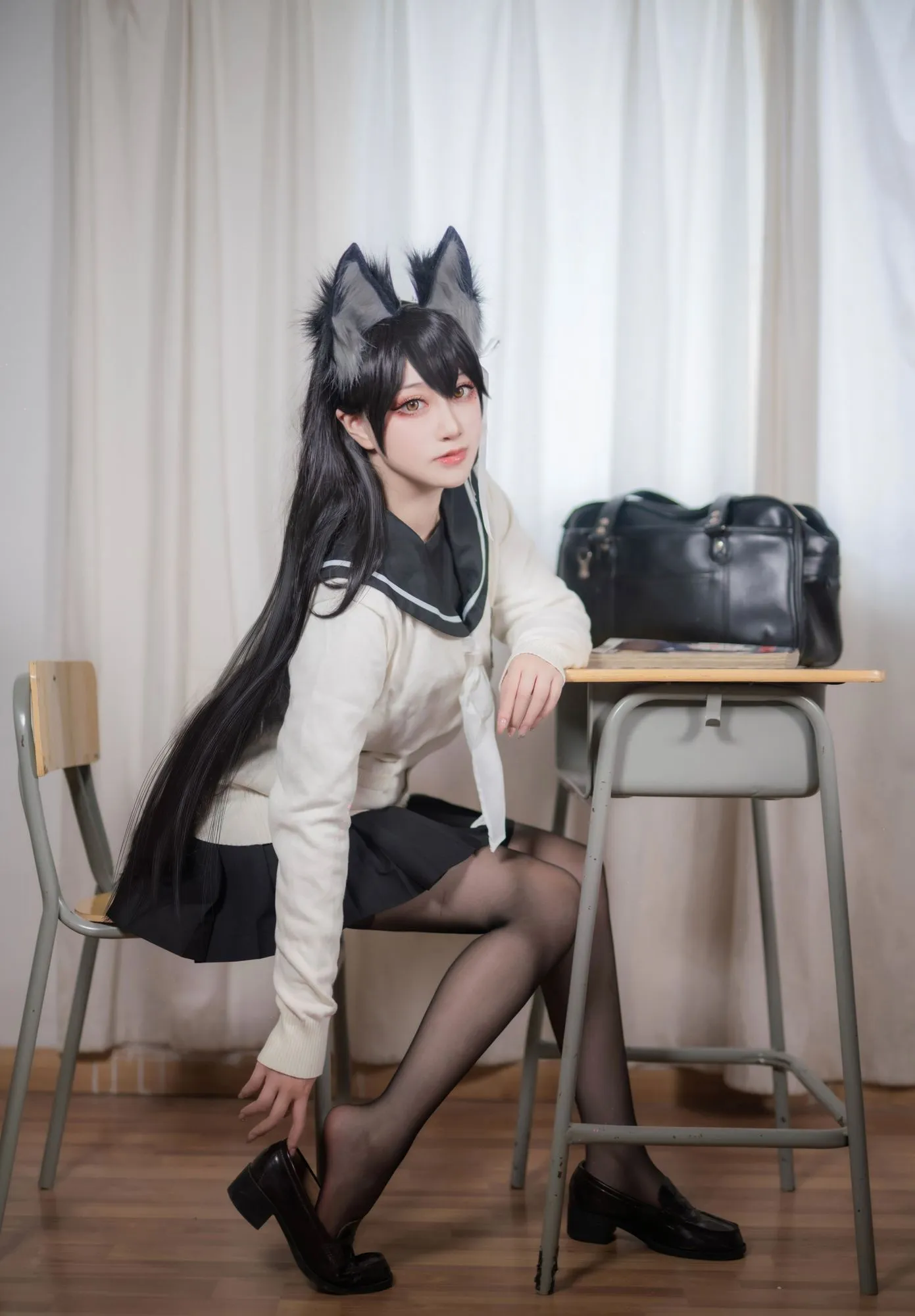 图片[6]-No.345 – 「Halo_酱」碧蓝航线 爱宕校服 [12P]-coswz-cos王者