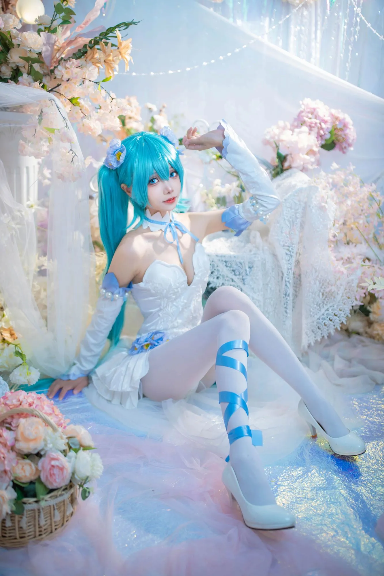 No.367 – 「艾西Aiwest」初音 粉蝶花 [42P]-图妖社