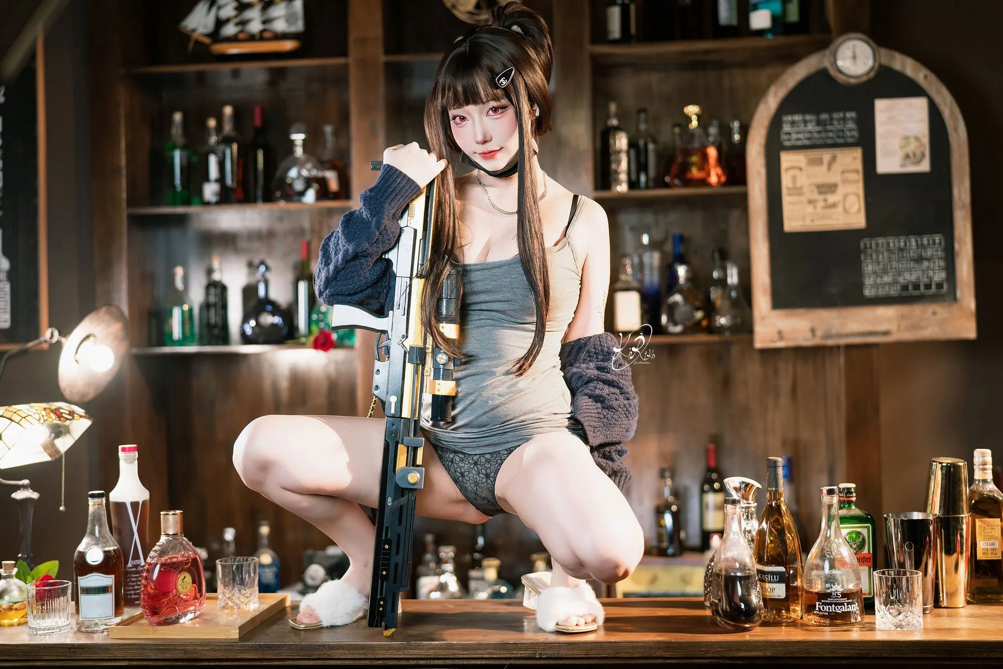 图片[3]-No.419 – 「切切celia」杀手妻子D [61P 8V]-coswz-cos王者