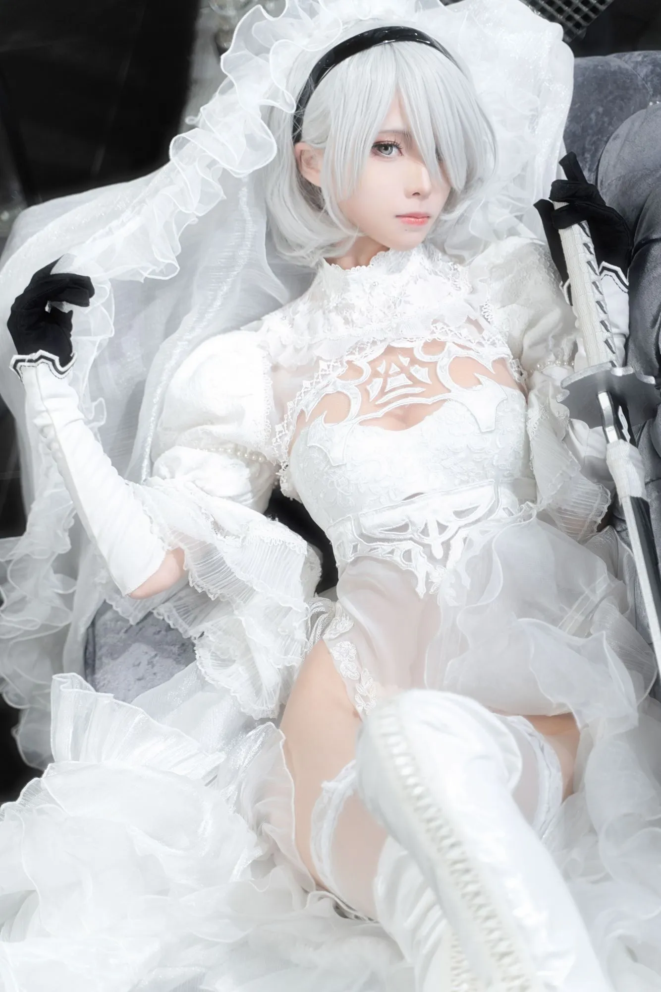 图片[6]-No.420 – 「坂坂白」2B 花嫁 [20P]-coswz-cos王者
