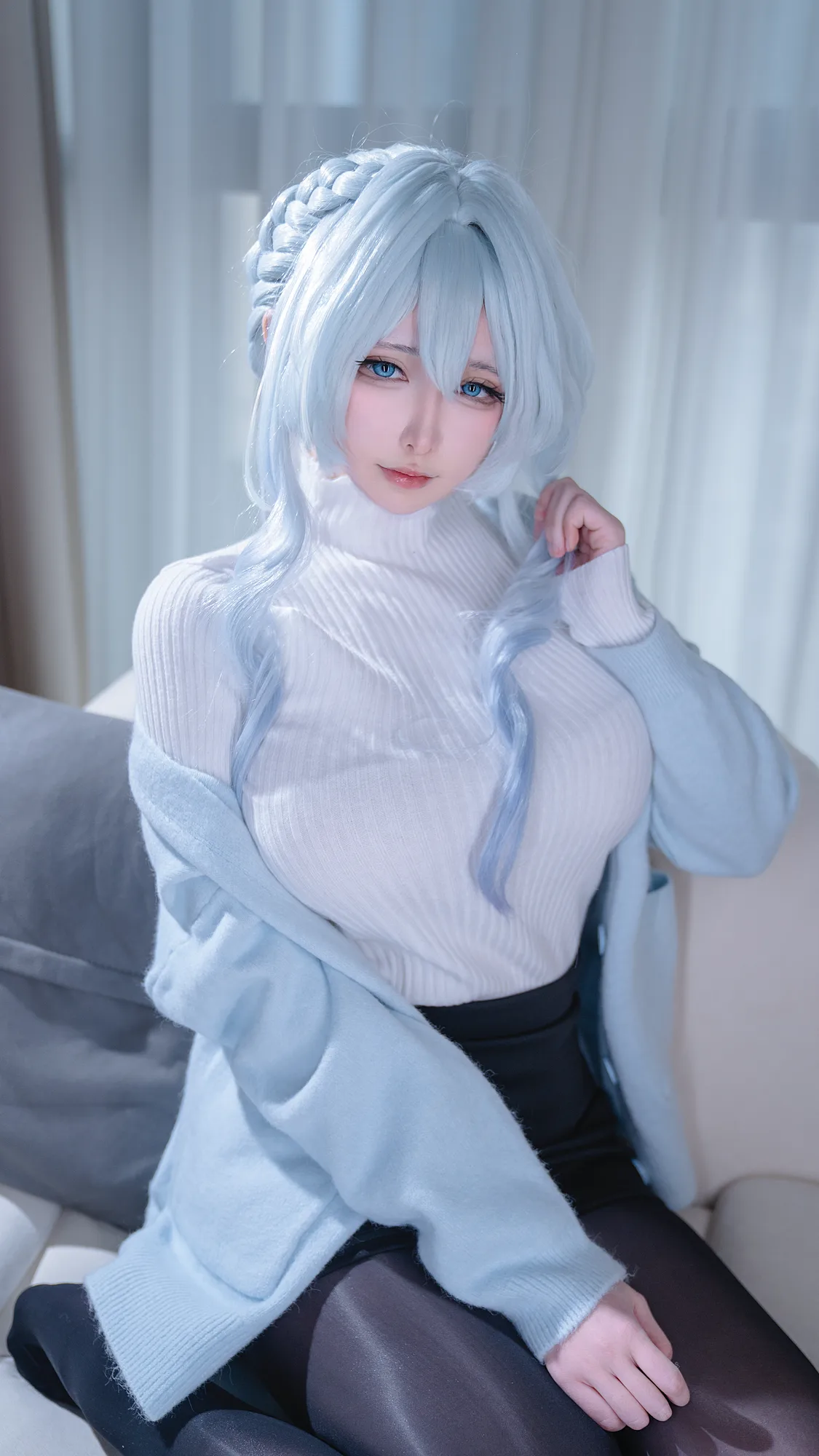 图片[3]-No.448 – 「樱梨梨Eriri」阴阳师 雪女 [32P]-coswz-cos王者
