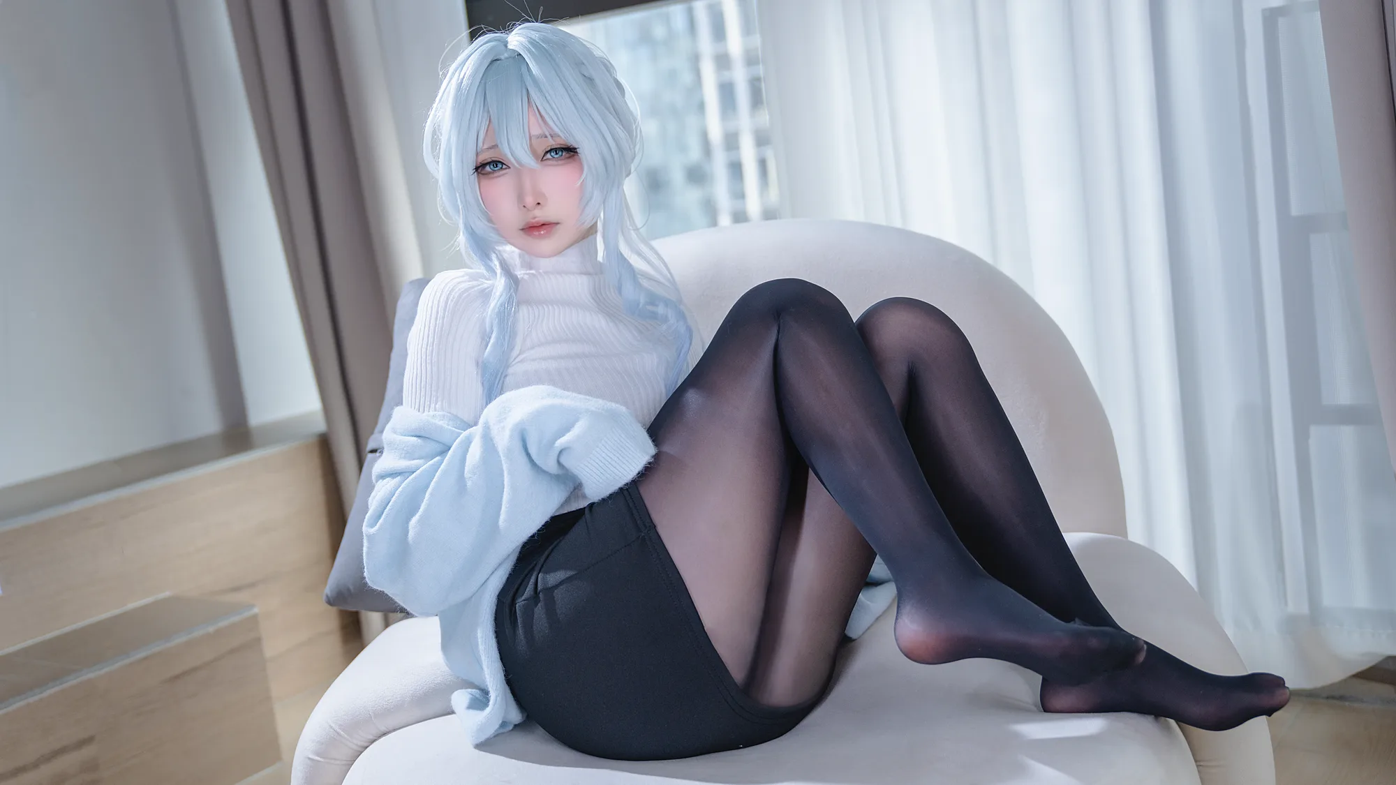 图片[2]-No.448 – 「樱梨梨Eriri」阴阳师 雪女 [32P]-coswz-cos王者