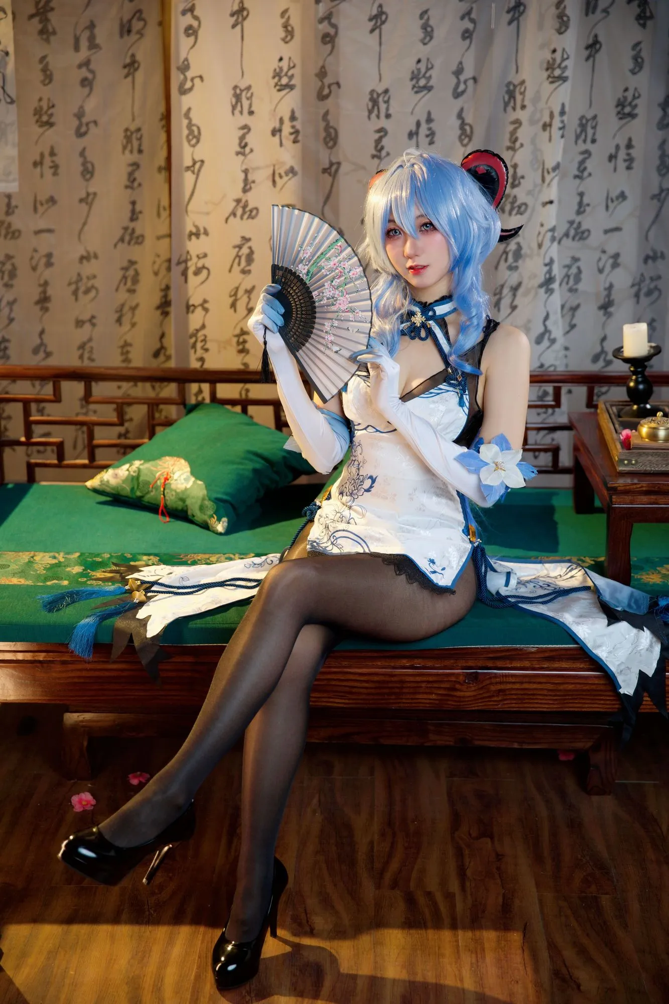 图片[3]-No.450 – 「屑雪雪鸭」原神 甘雨青花瓷 [50P]-coswz-cos王者