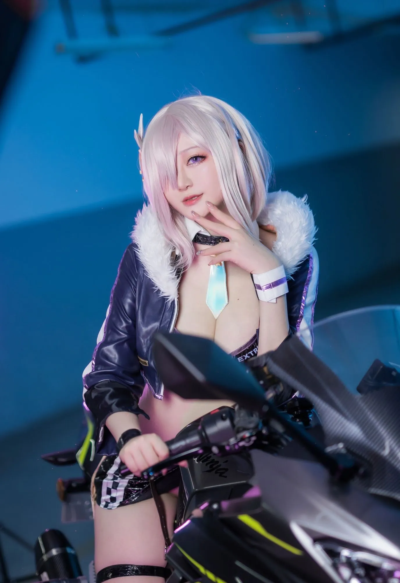No.490 – 「Halo_酱」FGO 玛修 机车赛车服 [12P]-图妖社