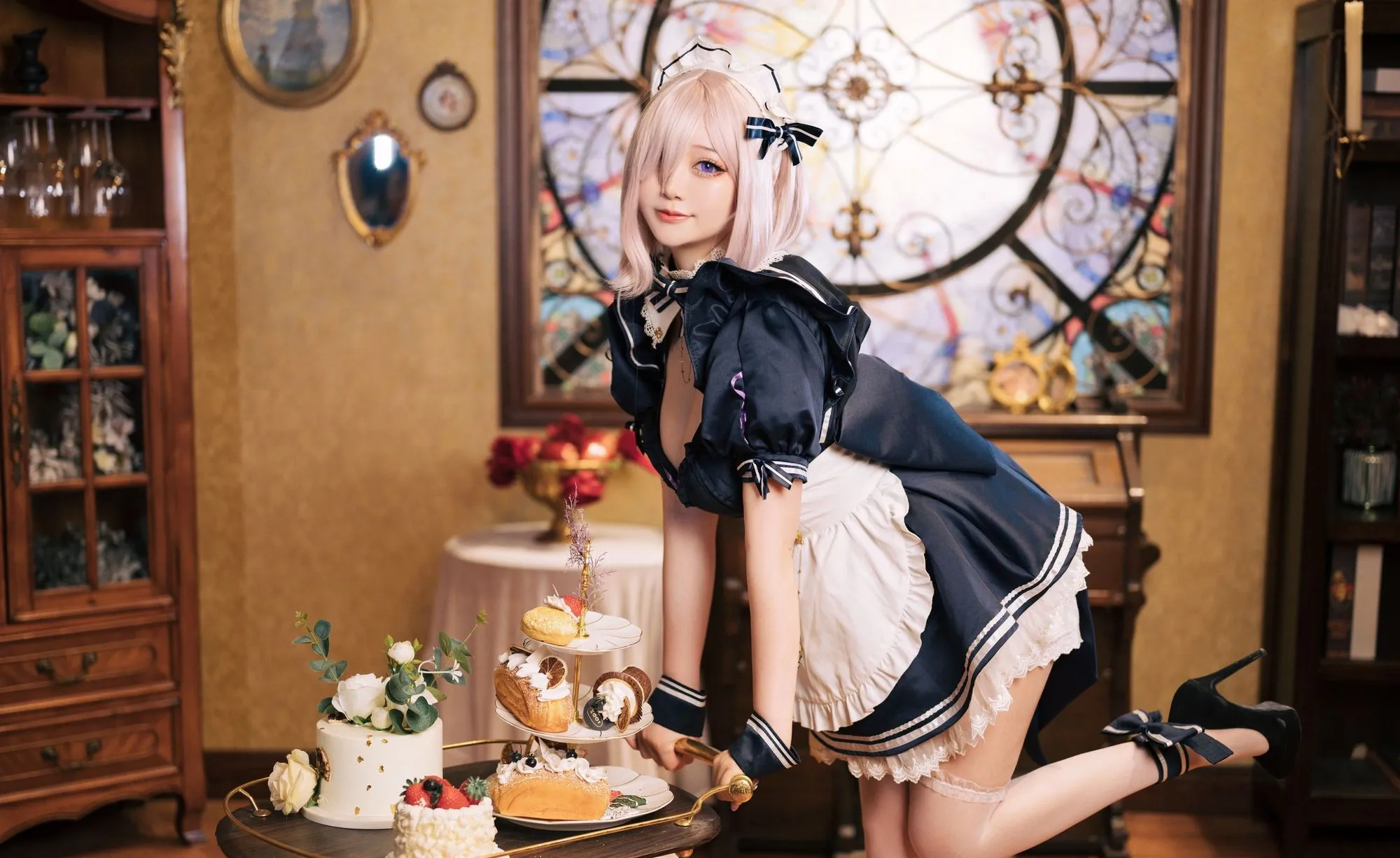 No.501 – 「Halo_酱」FGO 玛修女仆同人 [11P]-图妖社