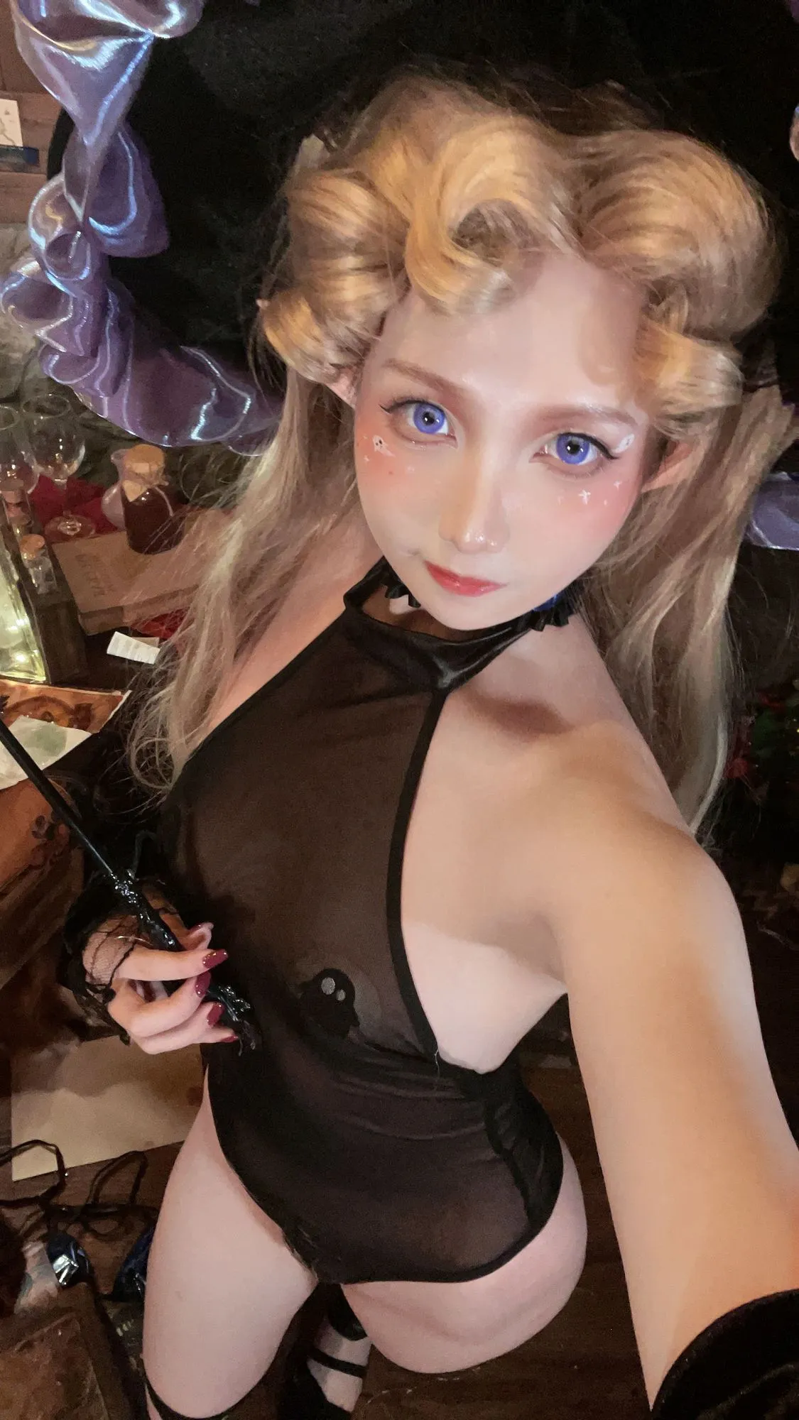 图片[4]-No.011 – 魔女猫咪 (&橙风千雅) [118P]-coswz-cos王者