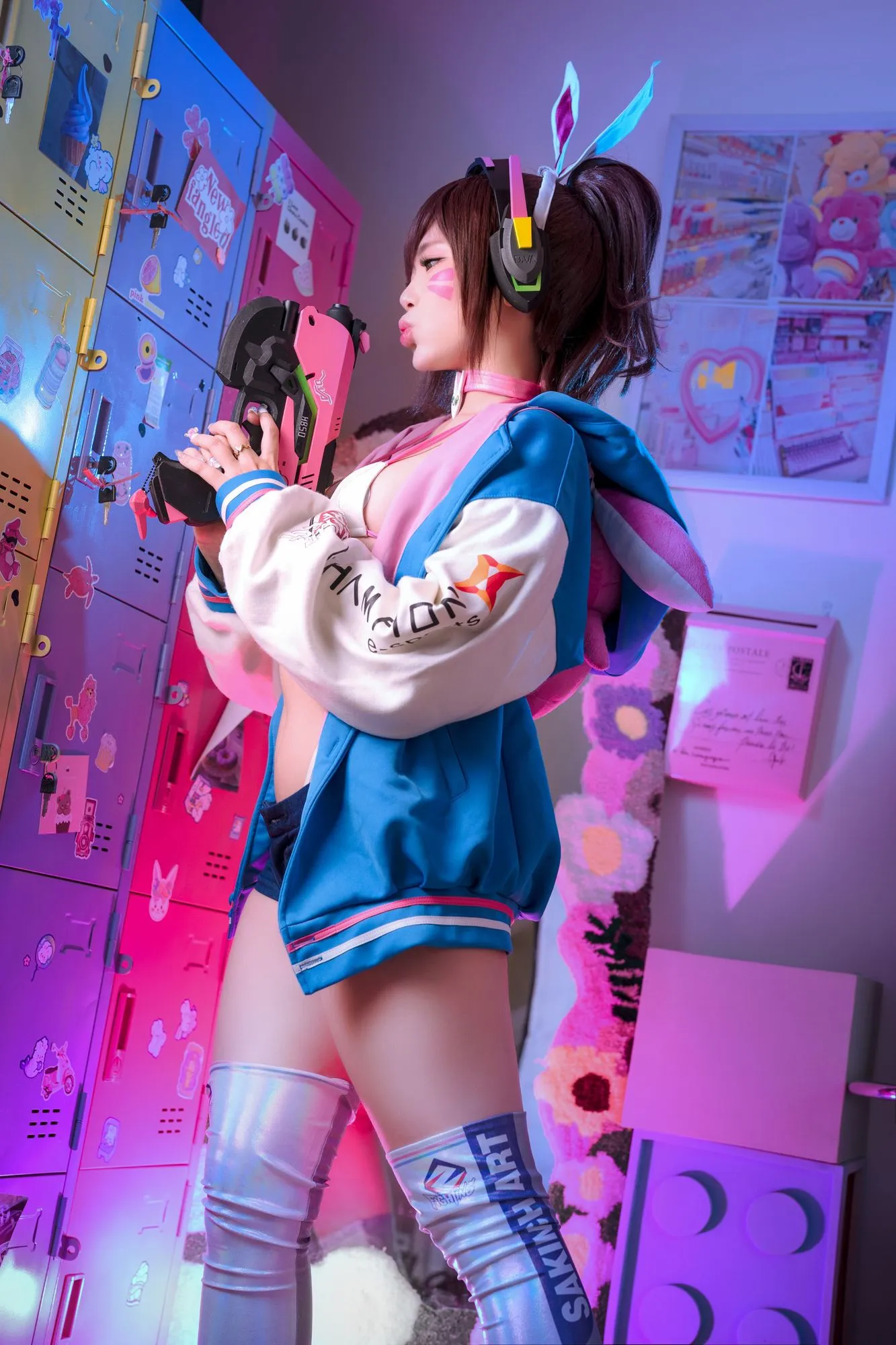 图片[2]-No.076 – D.Va Sakimichan Art [25P]-coswz-cos王者