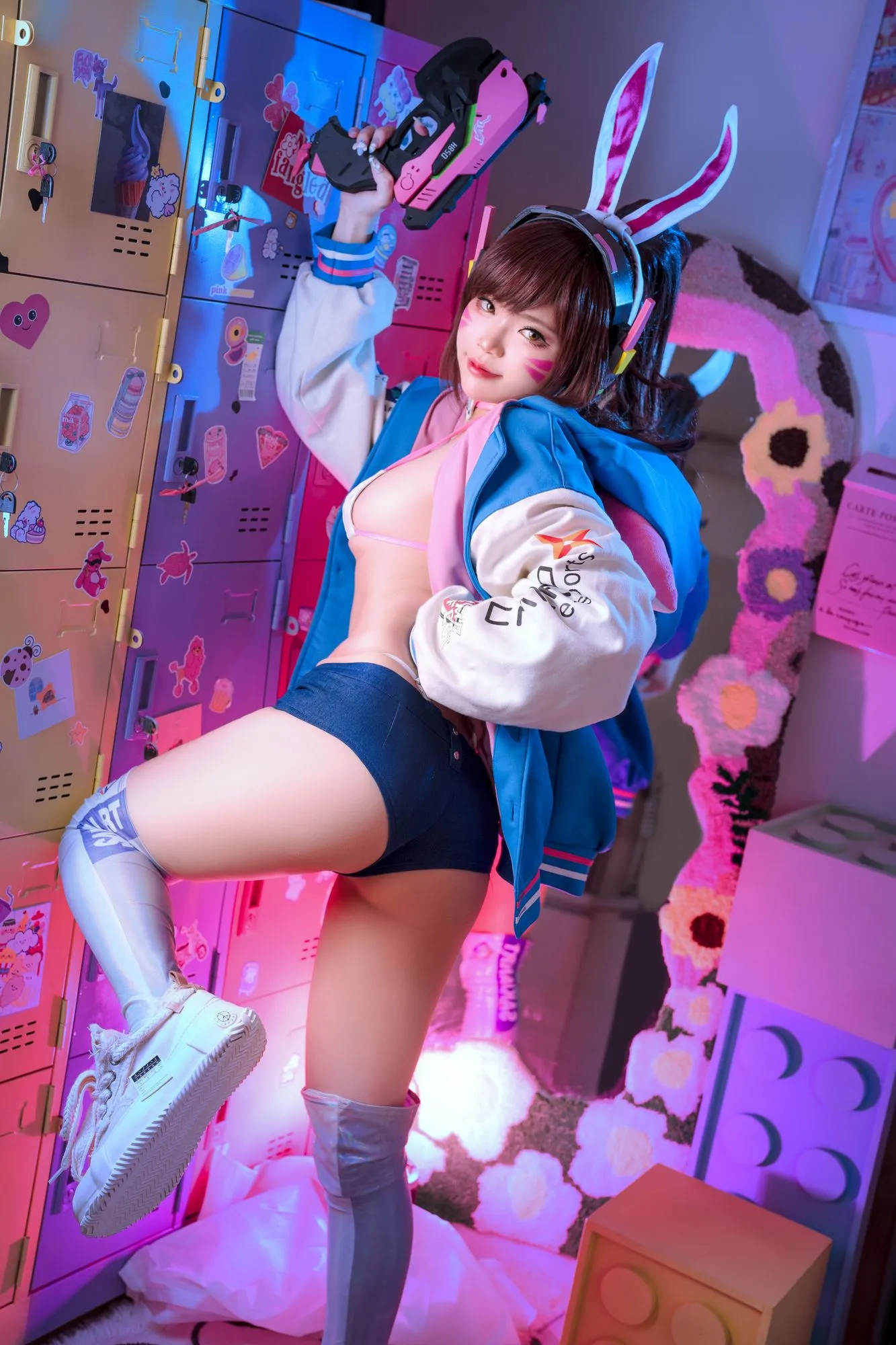图片[3]-No.076 – D.Va Sakimichan Art [25P]-coswz-cos王者