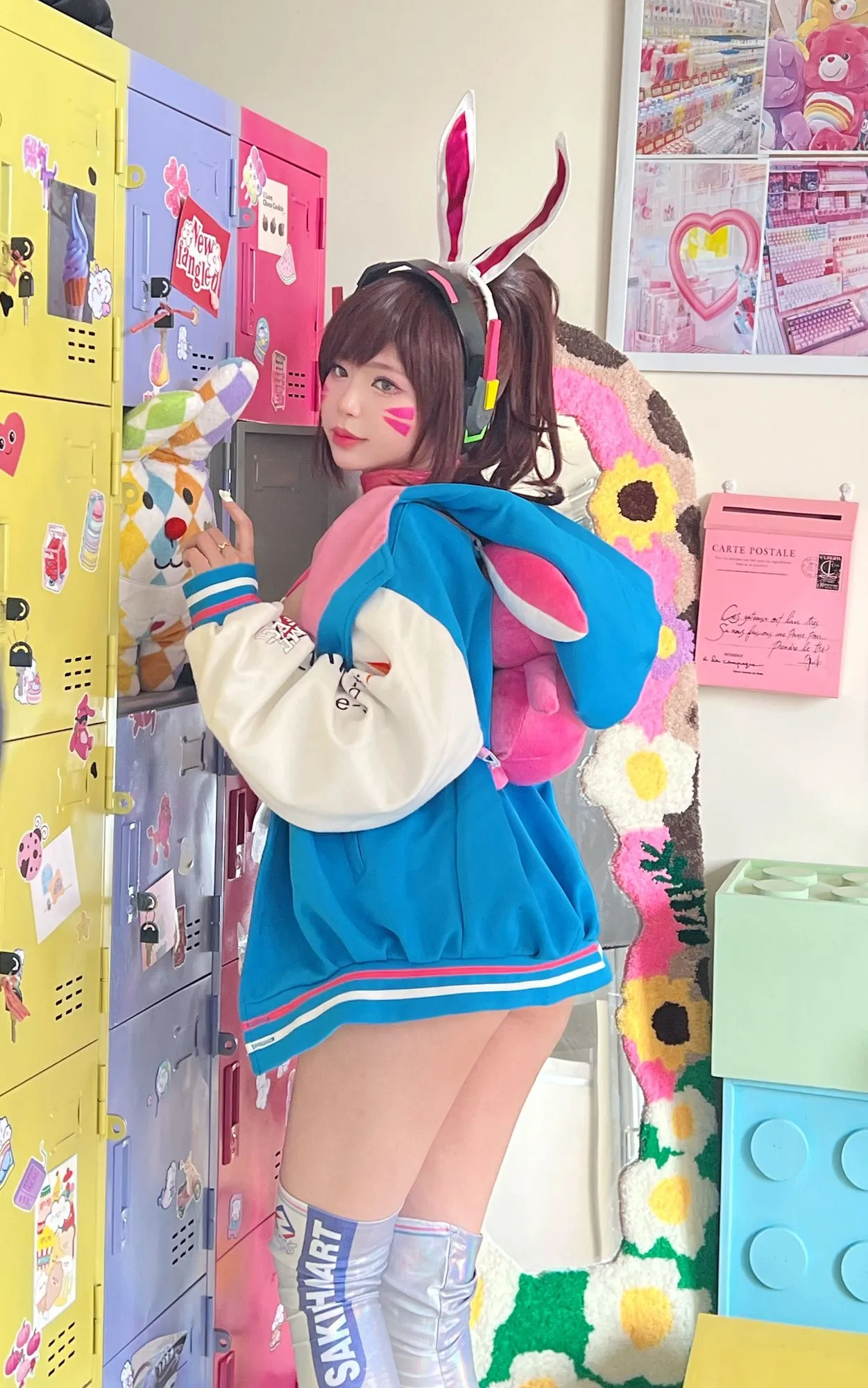 图片[5]-No.076 – D.Va Sakimichan Art [25P]-coswz-cos王者