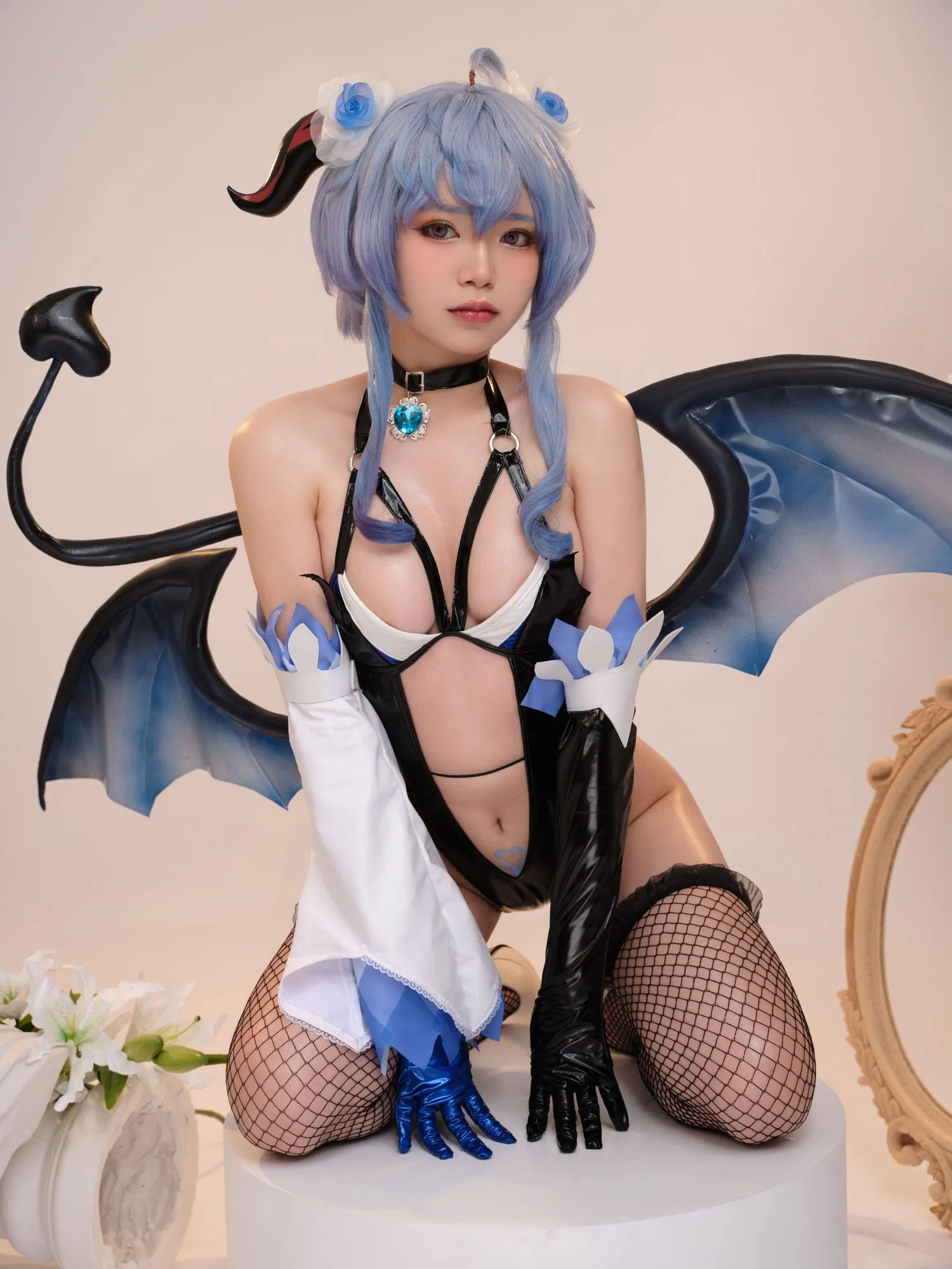 图片[3]-No.085 – Genshin Impact Ganyu Succubus [32P]-coswz-cos王者