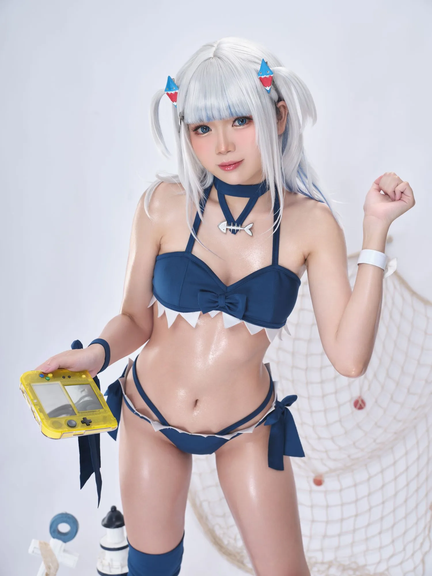 No.087 – Hololive Gawr Gura Swimsuit [25P 2V]-图妖社